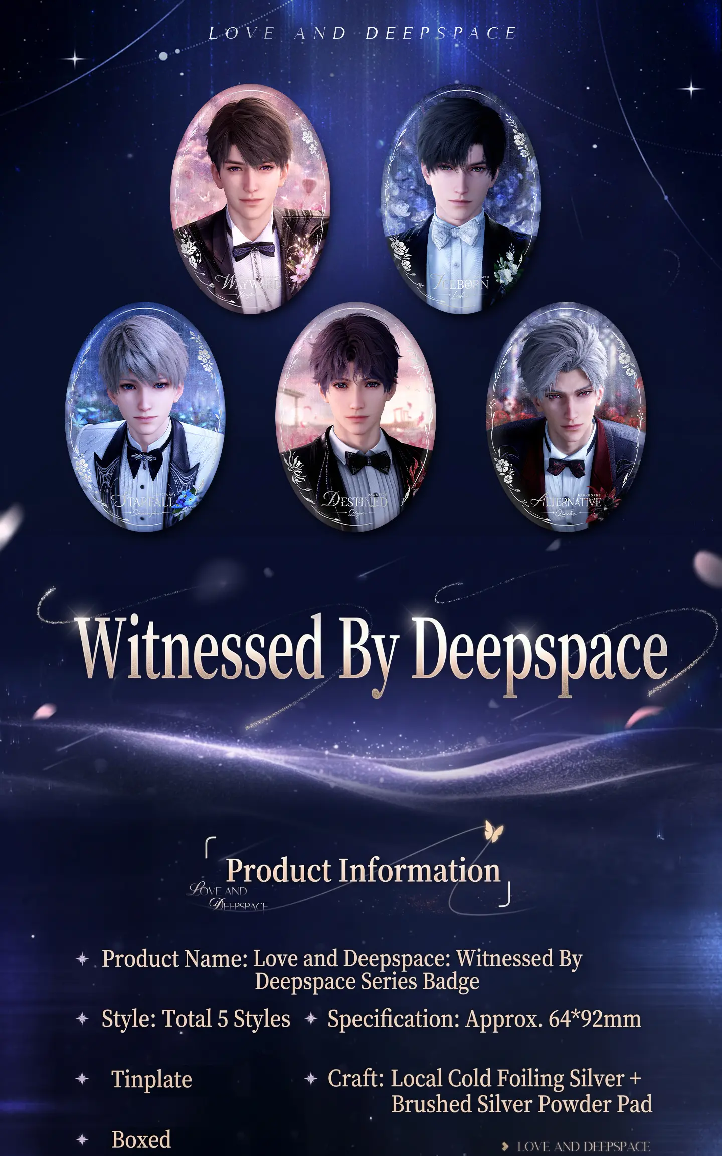 Caleb Badge - Witnessed By Deepspace Love And Deepspace Badge Witnessed By Deepspace Content 1
