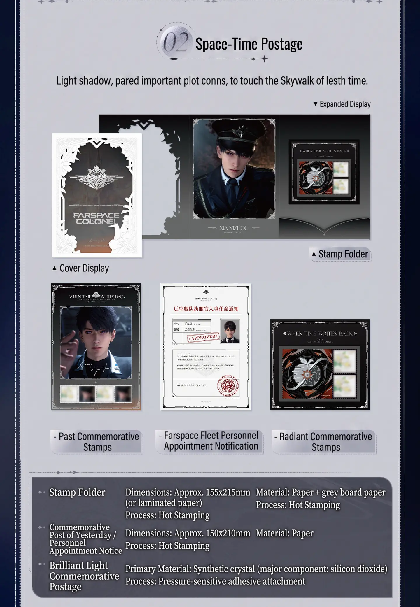 Caleb Giftbox - Reply From The Past Love And Deepspace Caleb Giftbox Reply From The Past Content 3