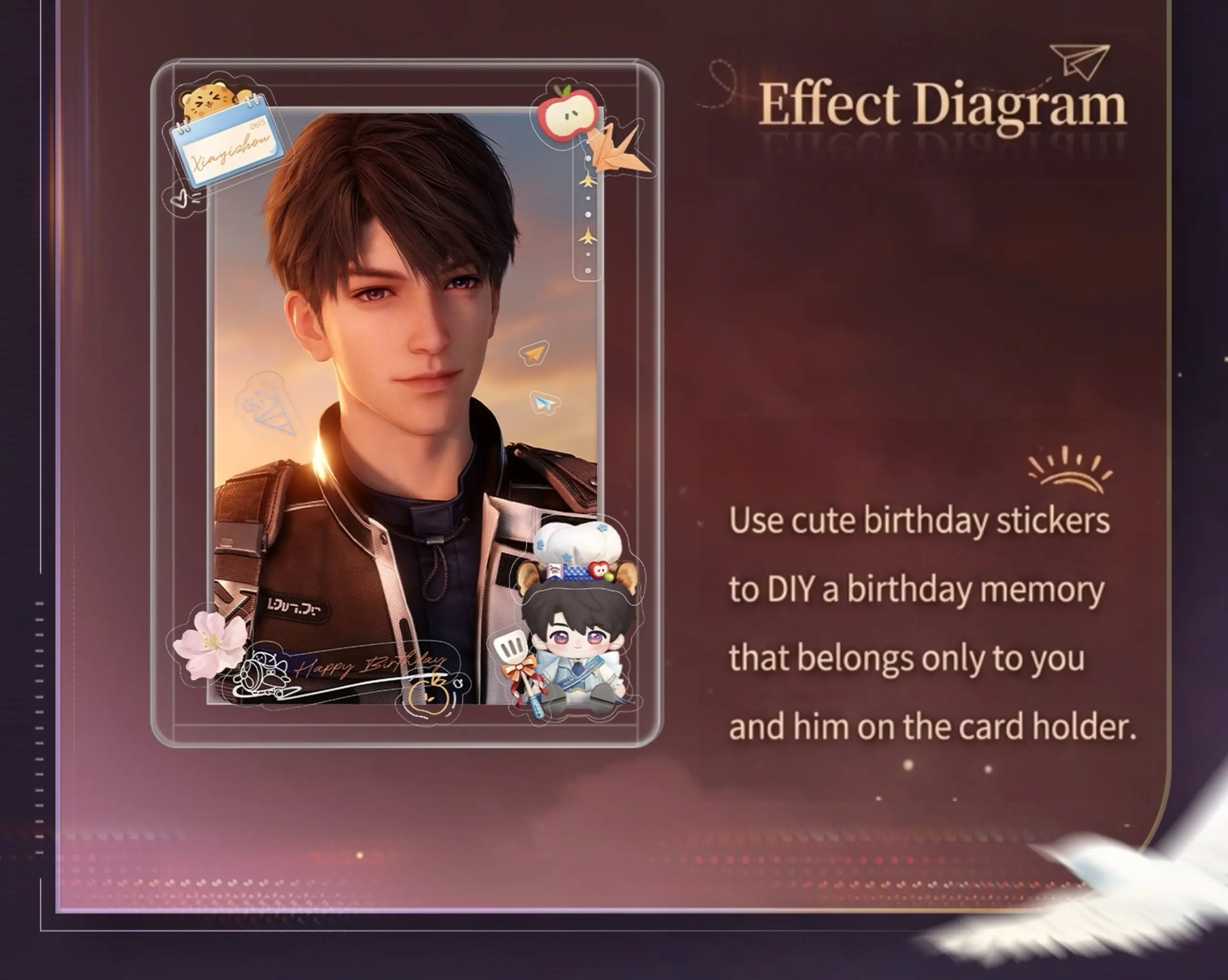Caleb Mini Card - Your Skyblue Love And Deepspace Caleb Mini Card Your Skyblue Content 4