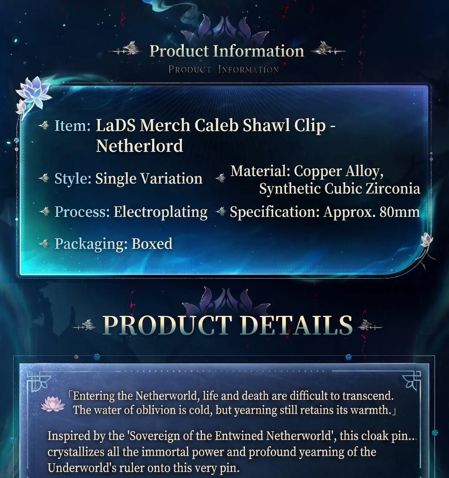 Caleb Shawl Clip - Netherlord Love And Deepspace Caleb Shawl Clip Netherlord Content 2