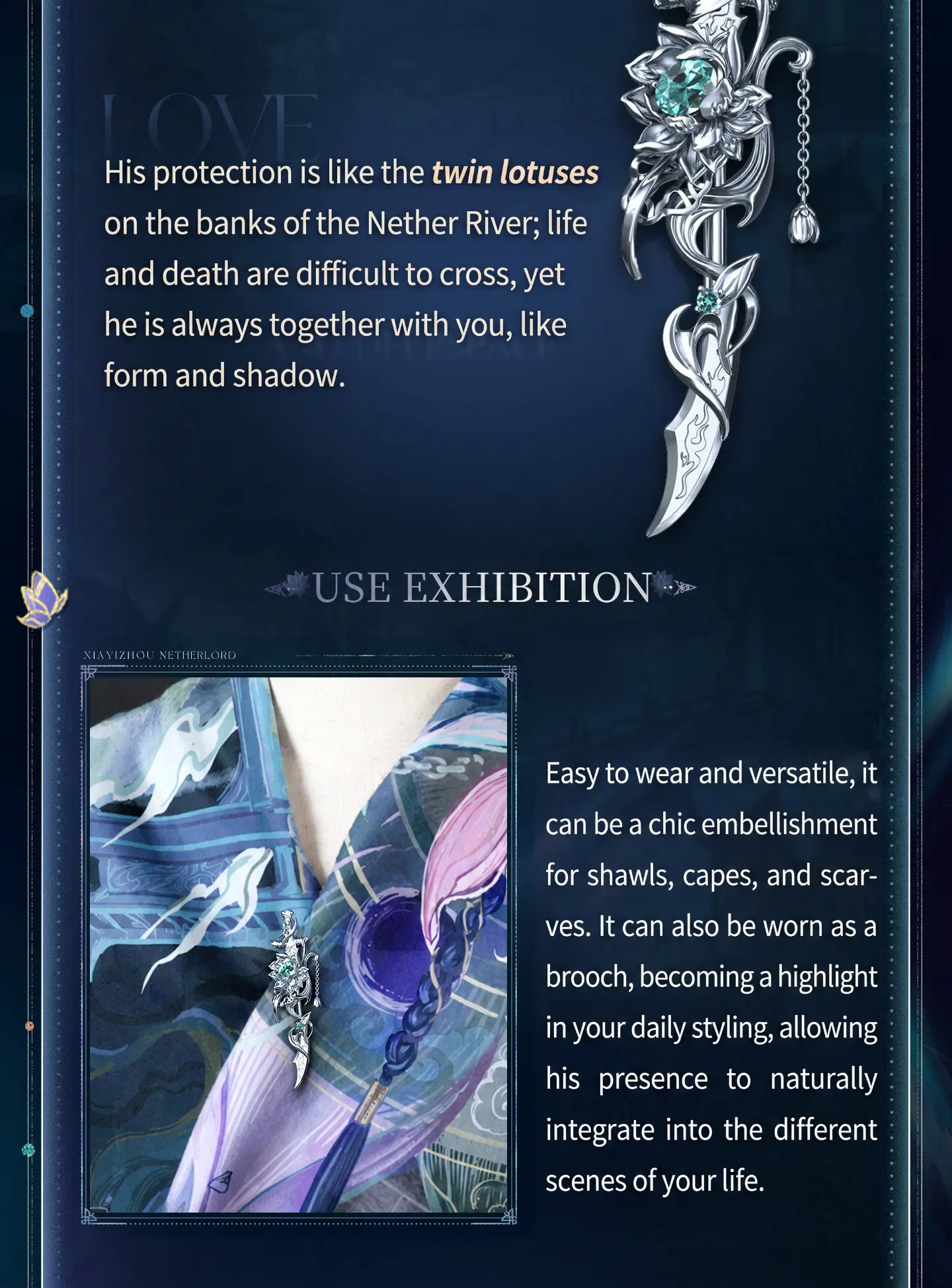 Caleb Shawl Clip - Netherlord Love And Deepspace Caleb Shawl Clip Netherlord Content 4