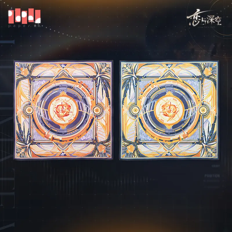 Caleb Silk Neckband - Fallen Cosmos