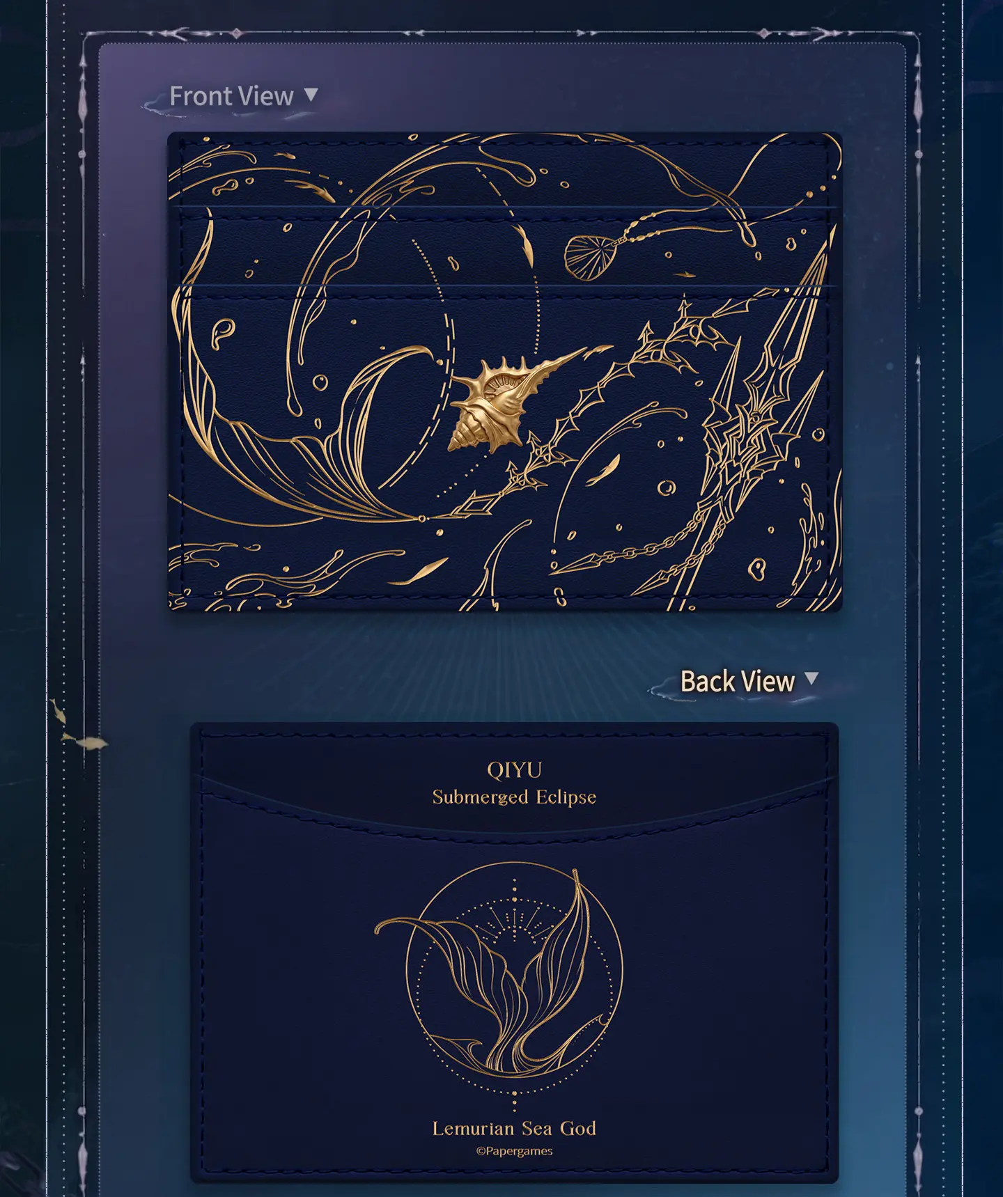 Rafayel Card Holder - Lemurian Sea God Love And Deepspace Rafayel Card Holder Lemurian Sea God Content 3
