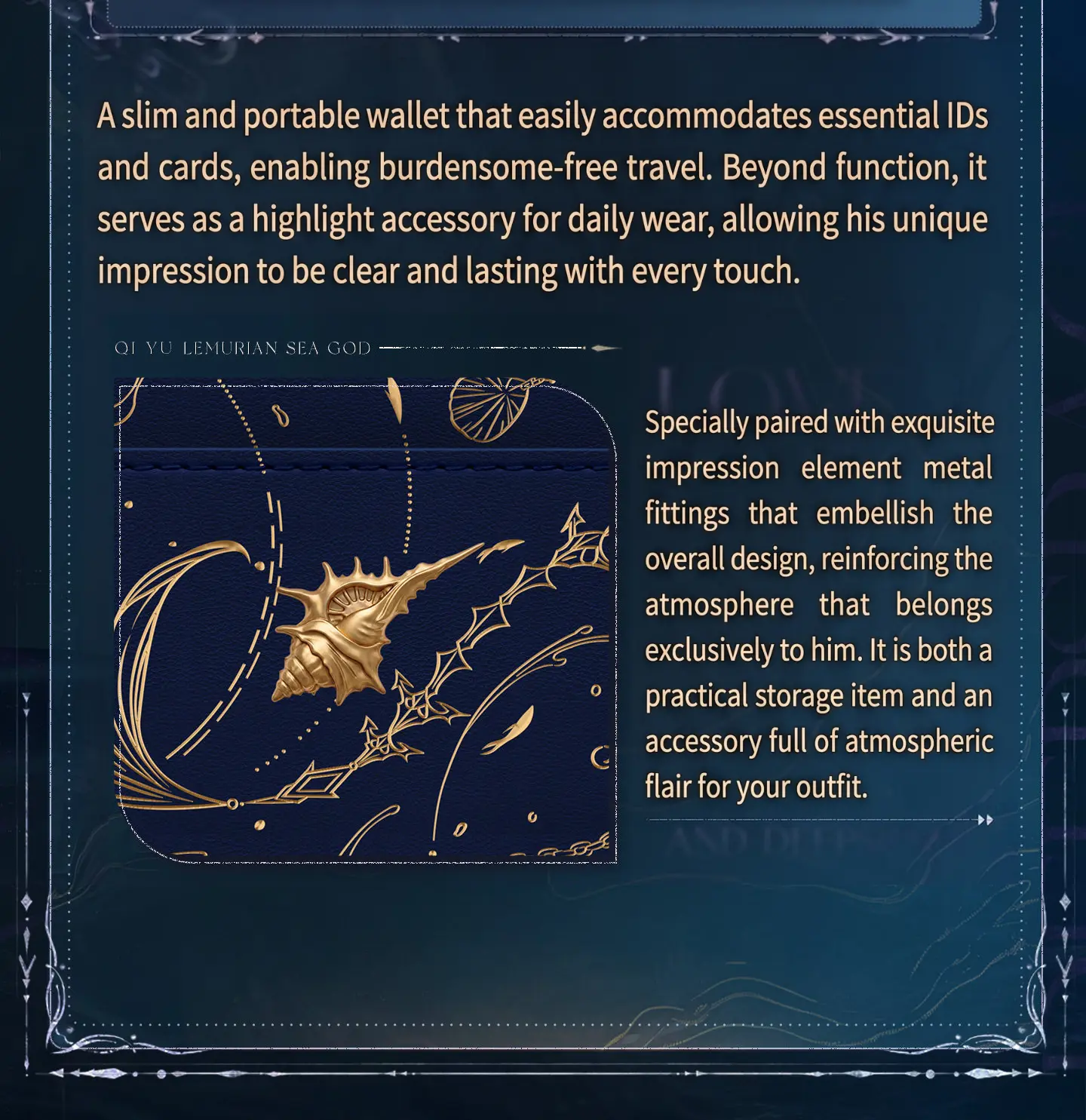 Rafayel Card Holder - Lemurian Sea God Love And Deepspace Rafayel Card Holder Lemurian Sea God Content 4