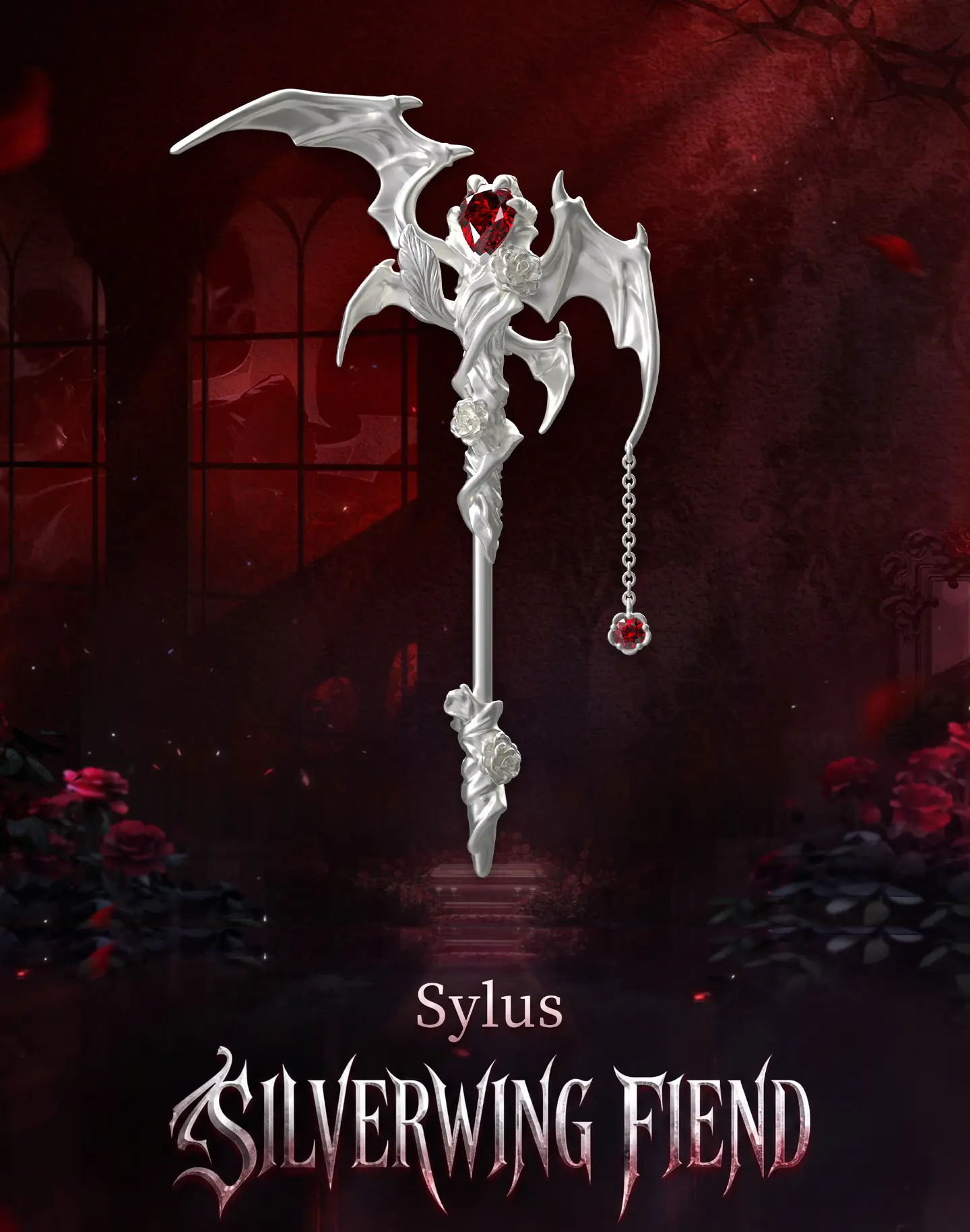 Sylus Shawl Clip - Silverwing Fiend Love And Deepspace Sylus Shawl Clip Silverwing Fiend Content 1