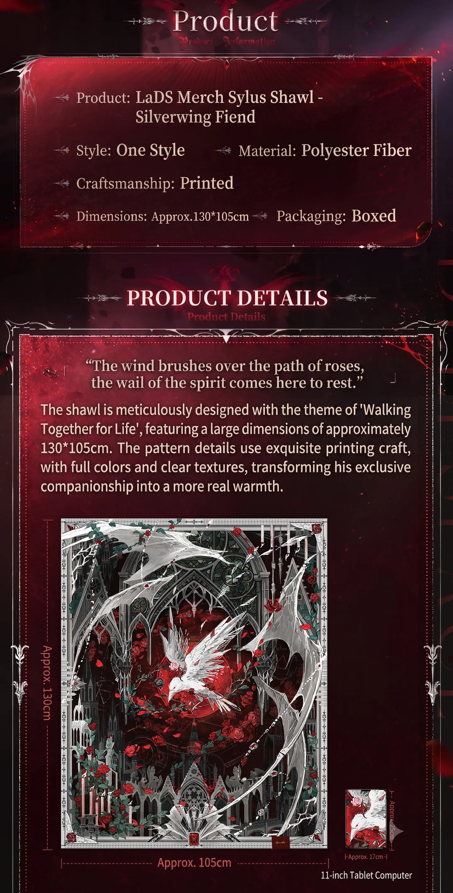 Sylus Shawl - Silverwing Fiend Love And Deepspace Sylus Shawl Silverwing Fiend Content 2