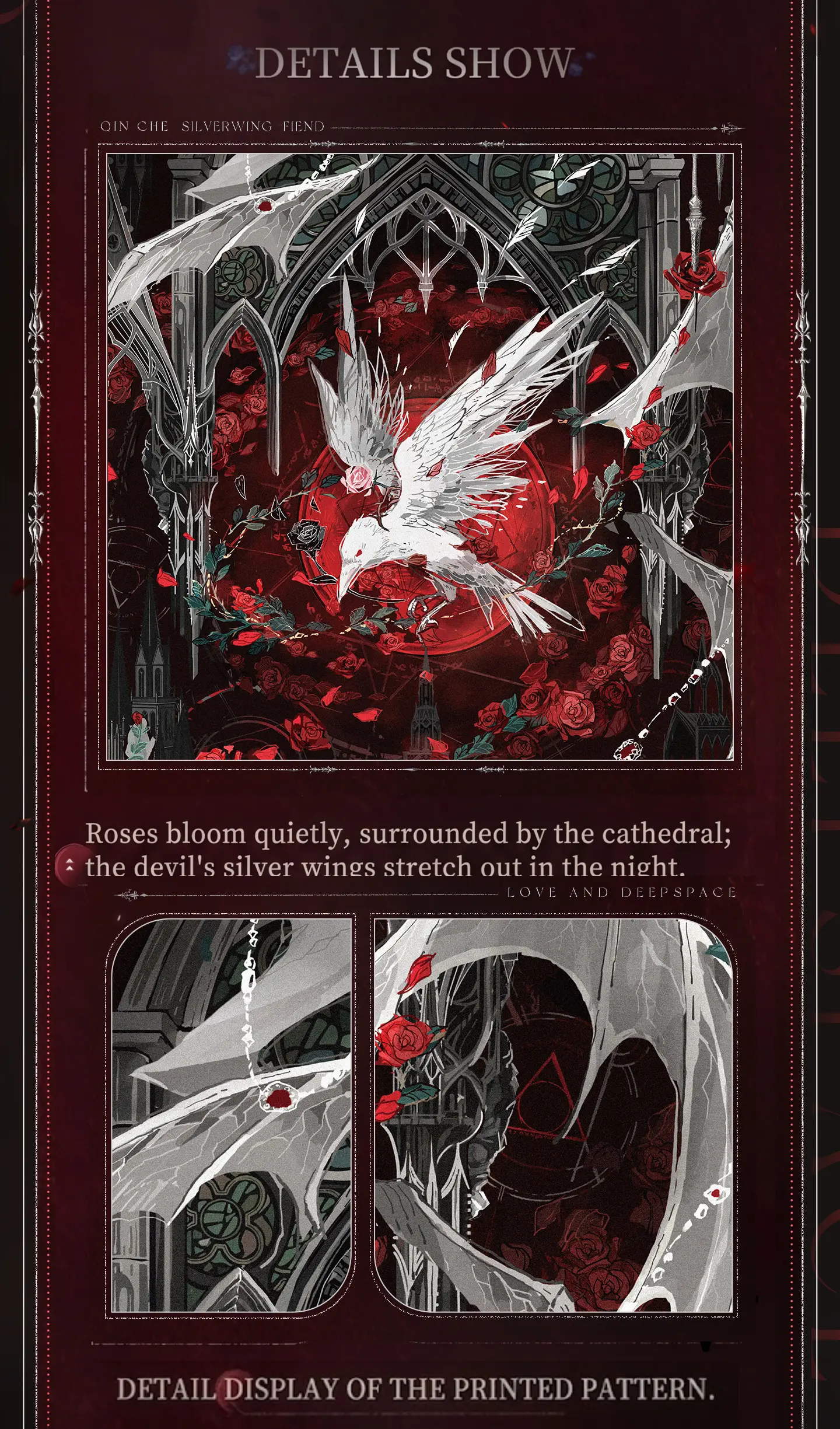 Sylus Shawl - Silverwing Fiend Love And Deepspace Sylus Shawl Silverwing Fiend Content 4