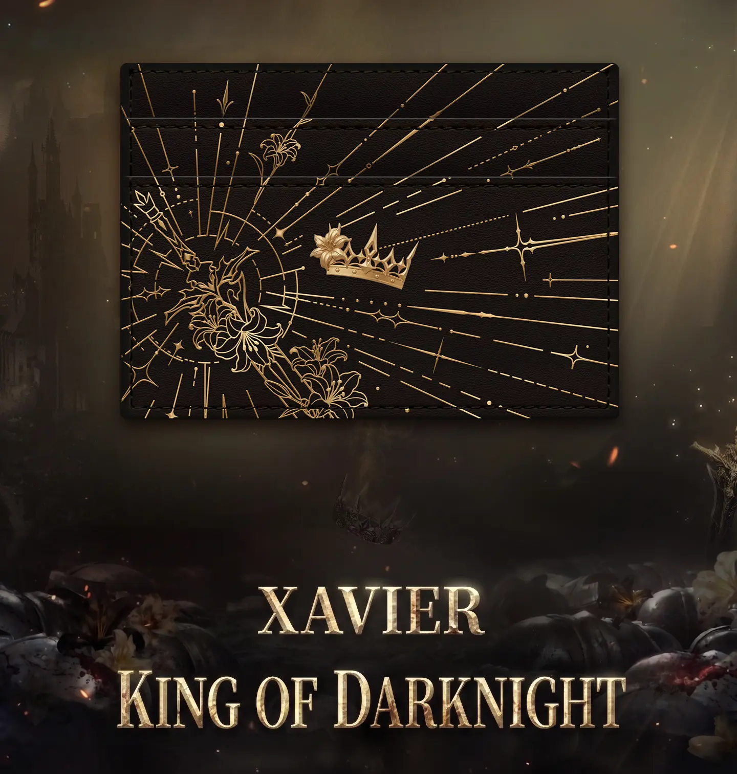 Xavier Card Holder - King Of Darknight Love And Deepspace Xavier Card Holder King Of Darknight Content 1
