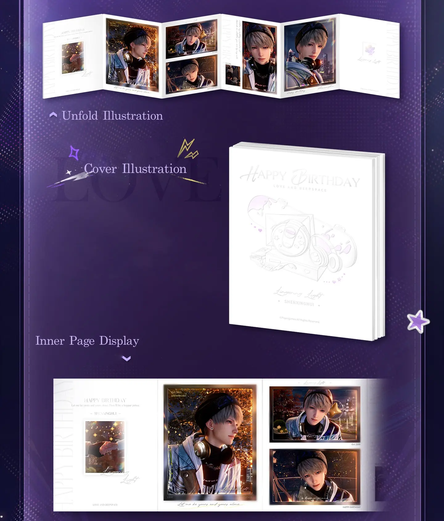 Xavier Photo Card Set - Lingering Light-2026 Love And Deepspace Xavier Photo Card Set Lingering Light 2026 Content 1