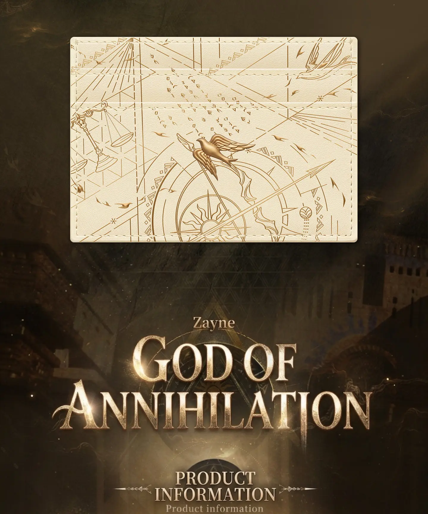 Zayne Card Holder - God Of Annihilation Love And Deepspace Zayne Card Holder God Of Annihilation Content 1