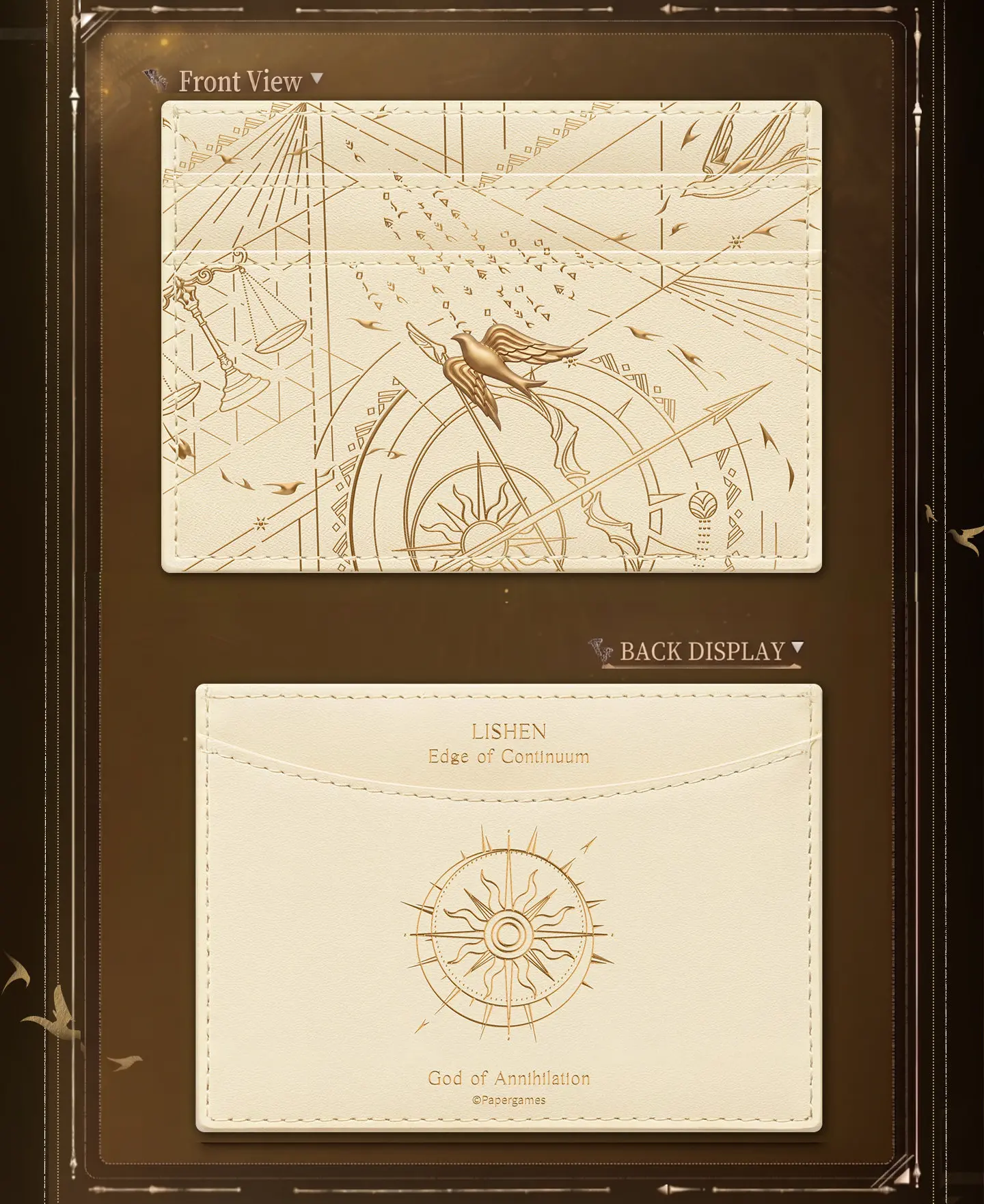 Zayne Card Holder - God Of Annihilation Love And Deepspace Zayne Card Holder God Of Annihilation Content 3