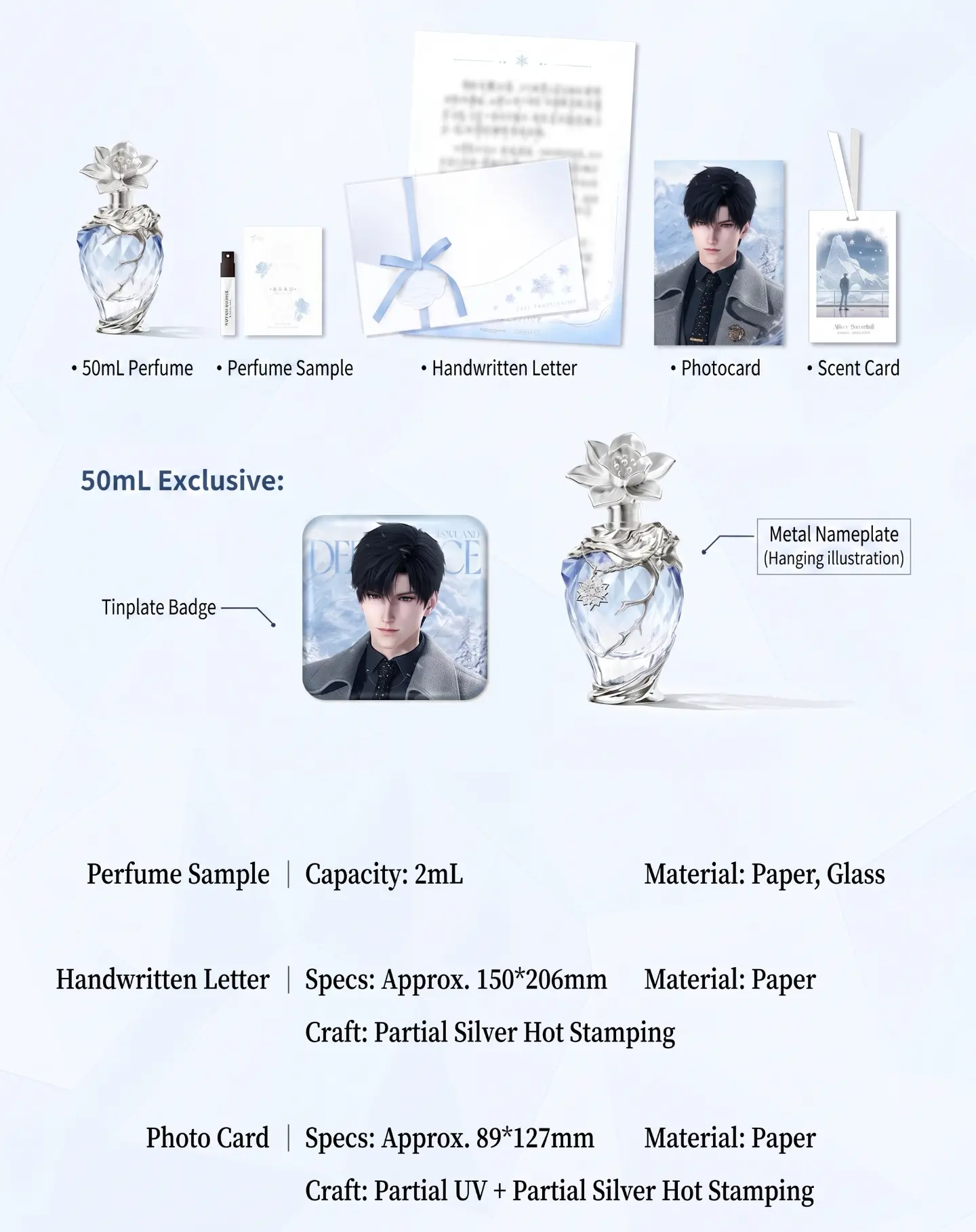 Zayne Perfume - After Snowfall Love And Deepspace Zayne Perfume After Snowfall Content 10