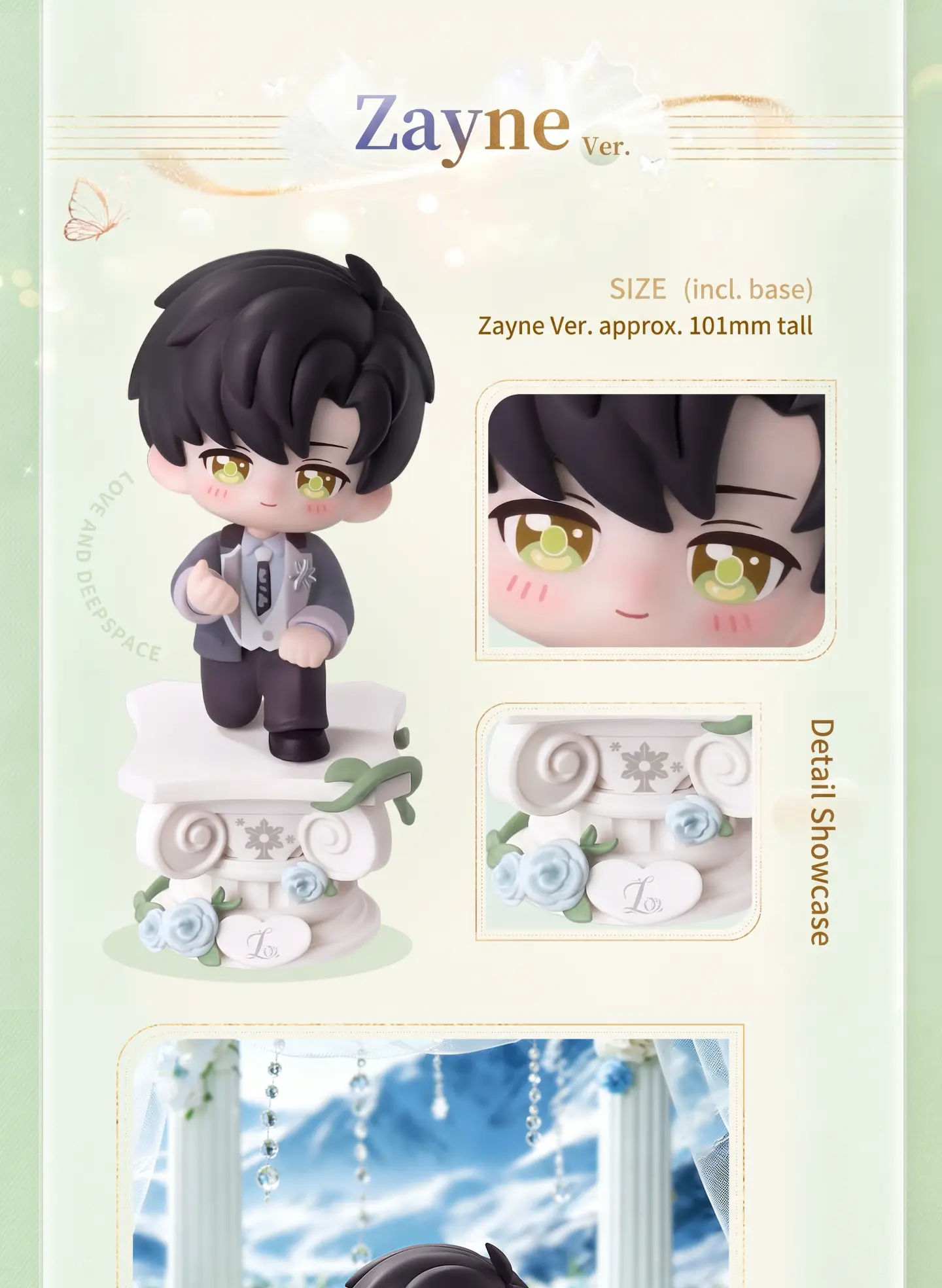 Zayne Ring Holder Figure - Witnessed By Deepspace Love And Deepspace Zayne Ring Holder Figure Witnessed By Deepspace Content 1