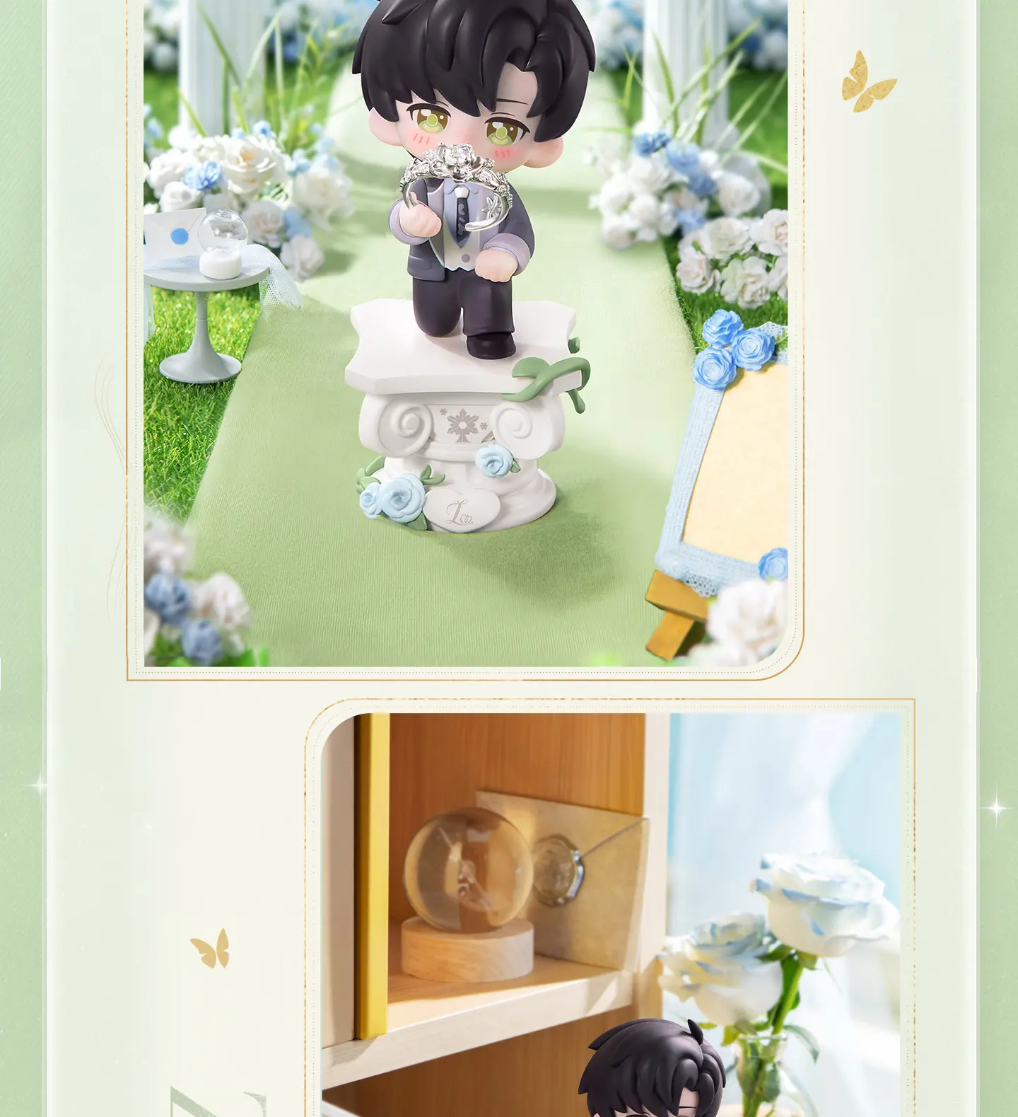 Zayne Ring Holder Figure - Witnessed By Deepspace Love And Deepspace Zayne Ring Holder Figure Witnessed By Deepspace Content 2