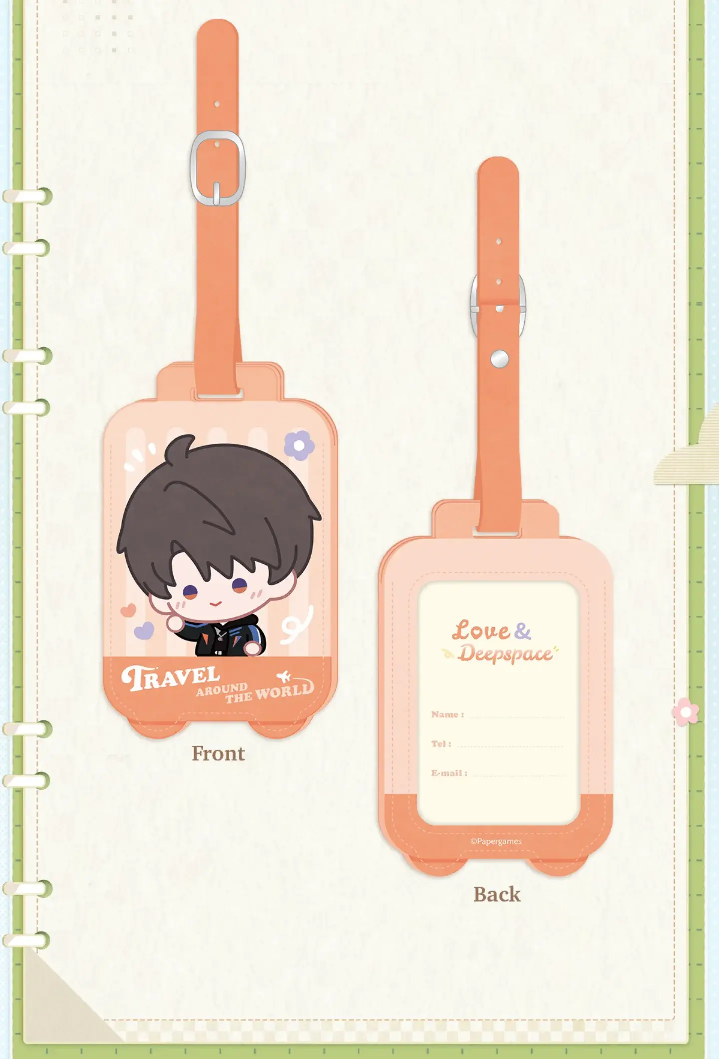 Caleb Luggage Tag - Wanderlust Stroll 2 Caleb Luggage Tag - Wanderlust Stroll Lads Caleb Luggage Tag Wanderlust Stroll Content 1