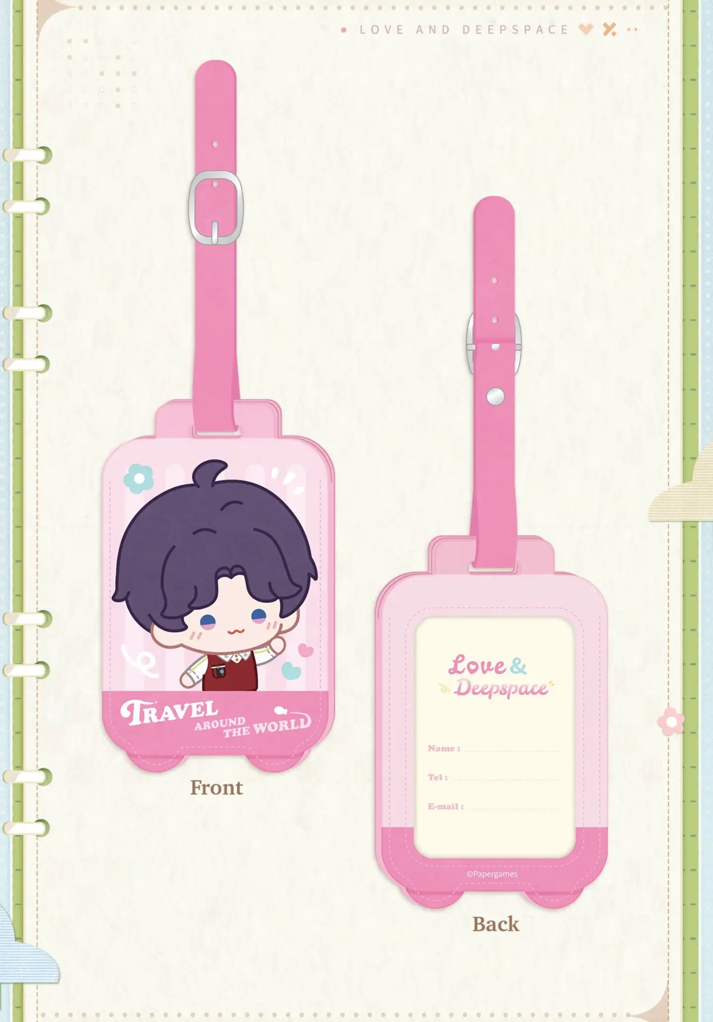 Rafayel Luggage Tag - Wanderlust Stroll 2 Rafayel Luggage Tag - Wanderlust Stroll Lads Rafayel Luggage Tag Wanderlust Stroll Content 1