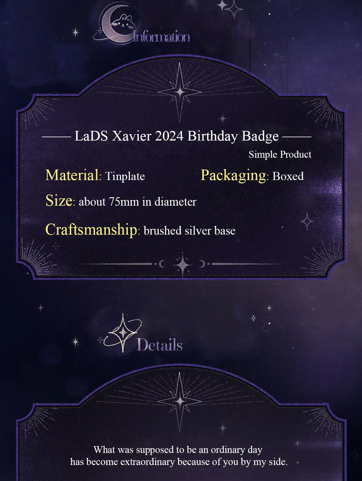 Xavier Badge - Xavier Birthday Lads Xavier Badge Xavier Birthday Content 1