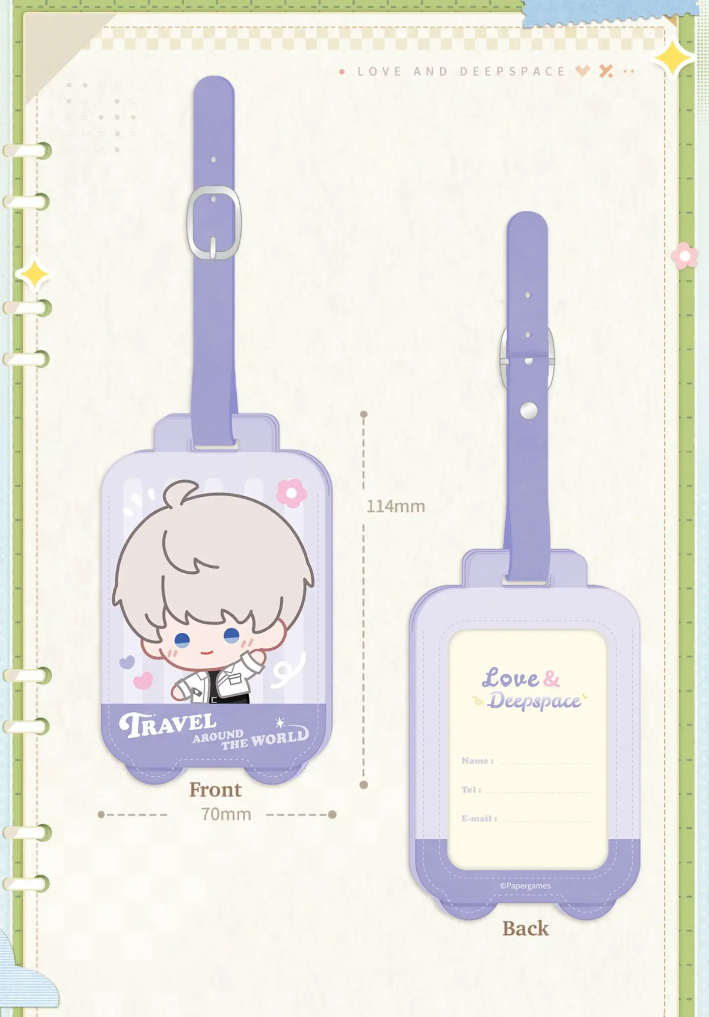 Xavier Luggage Tag - Wanderlust Stroll 2 Xavier Luggage Tag - Wanderlust Stroll Lads Xavier Luggage Tag Wanderlust Stroll Content 1