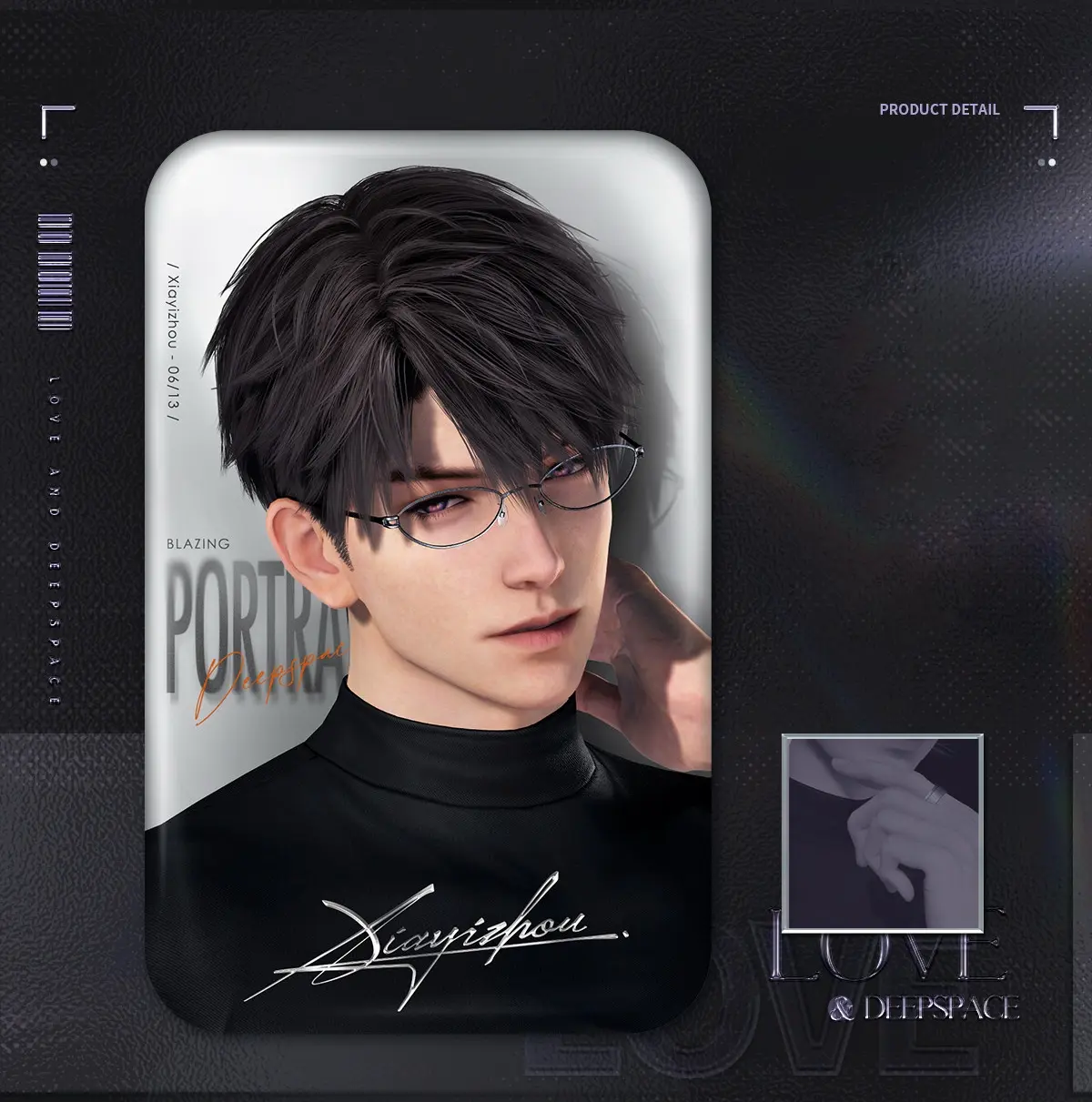 Caleb Badge - Blazing Portrait Love And Deepspace Caleb Badge Blazing Portrait Content 1