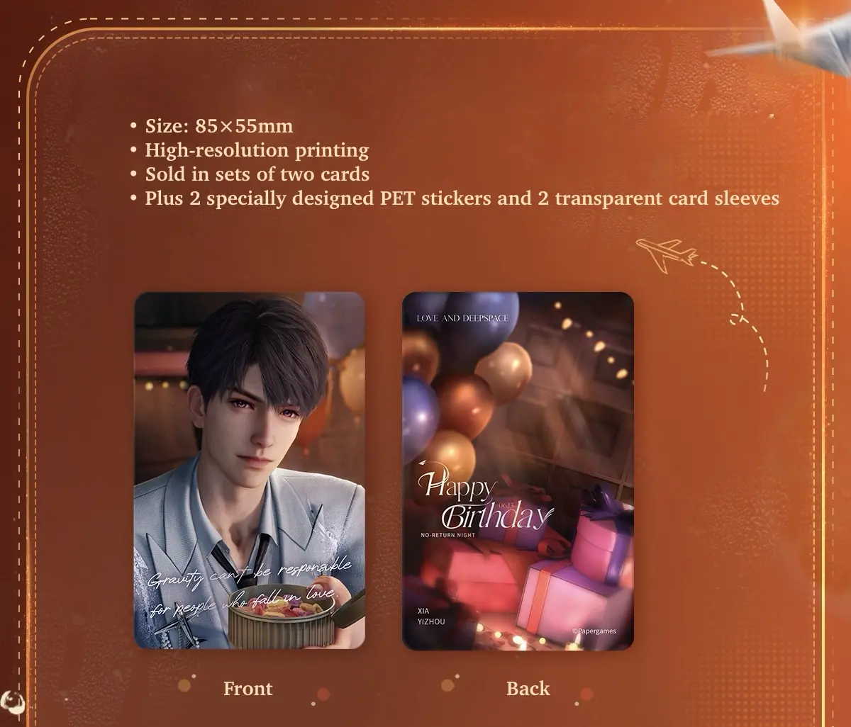 Caleb Mini Card - Caleb Birthday Love And Deepspace Caleb Mini Card Caleb Birthday Content 1