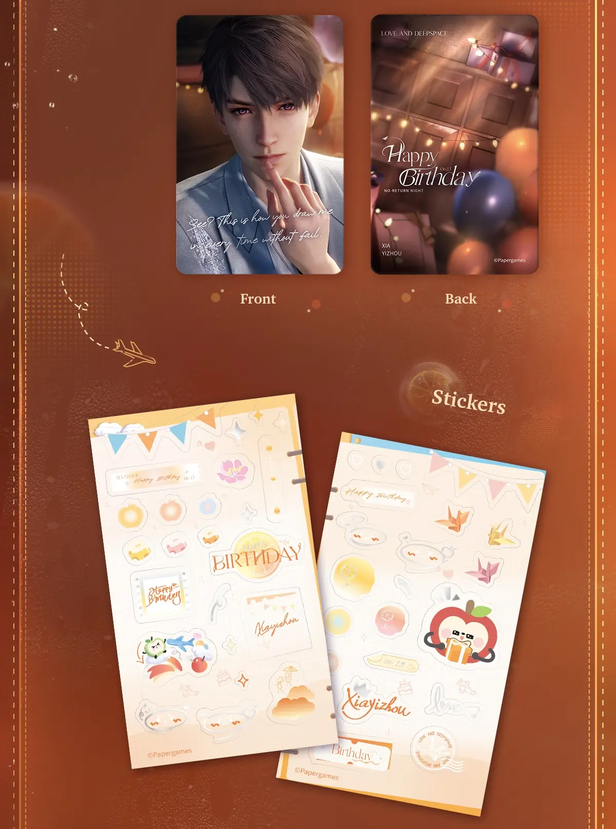 Caleb Mini Card - Caleb Birthday Love And Deepspace Caleb Mini Card Caleb Birthday Content 2