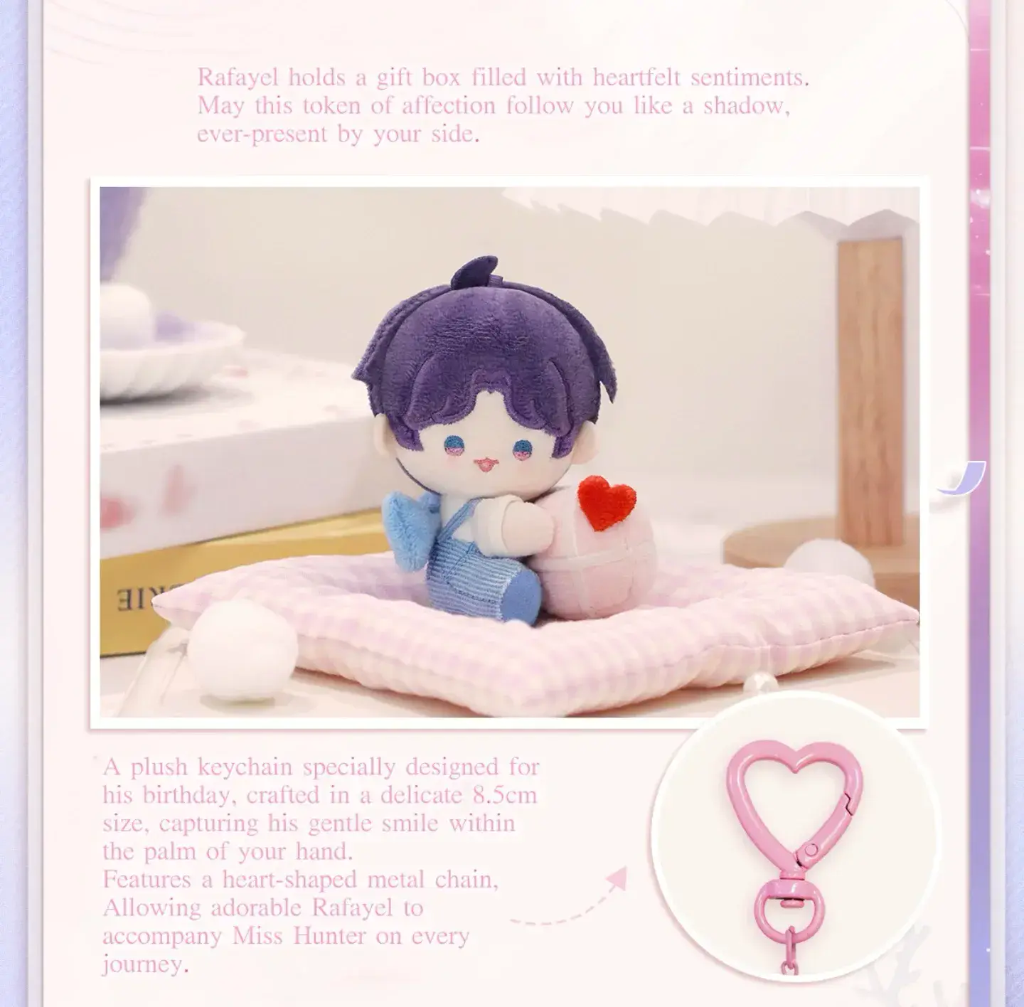 Rafayel Bag Charm - Rafayel Birthday 4 Rafayel Bag Charm - Rafayel Birthday Love And Deepspace Rafayel Bag Charm Rafayel Birthday Content 1