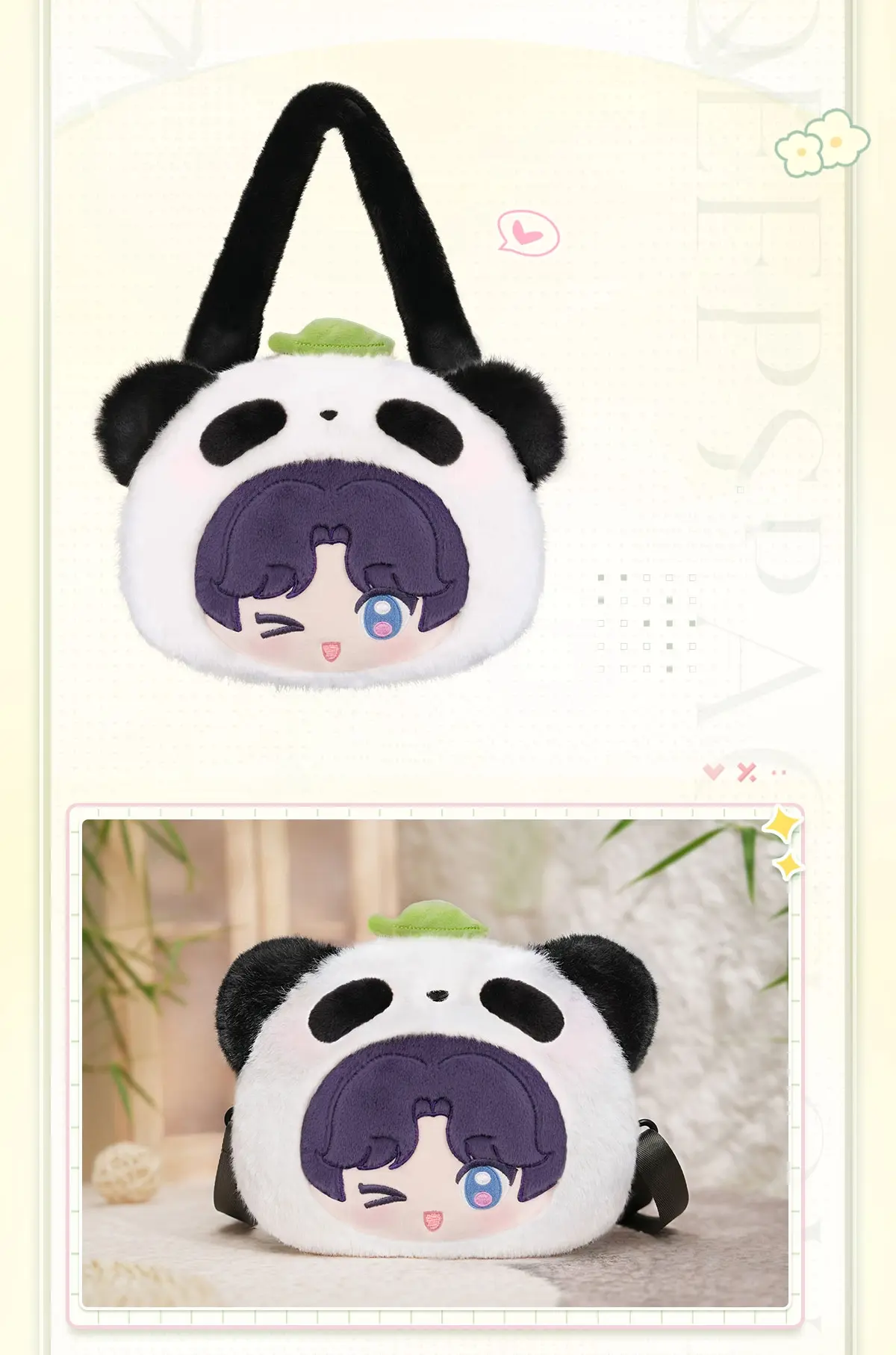 Rafayel Bag - Panda Breeze Love And Deepspace Rafayel Bag Panda Breeze Content 3