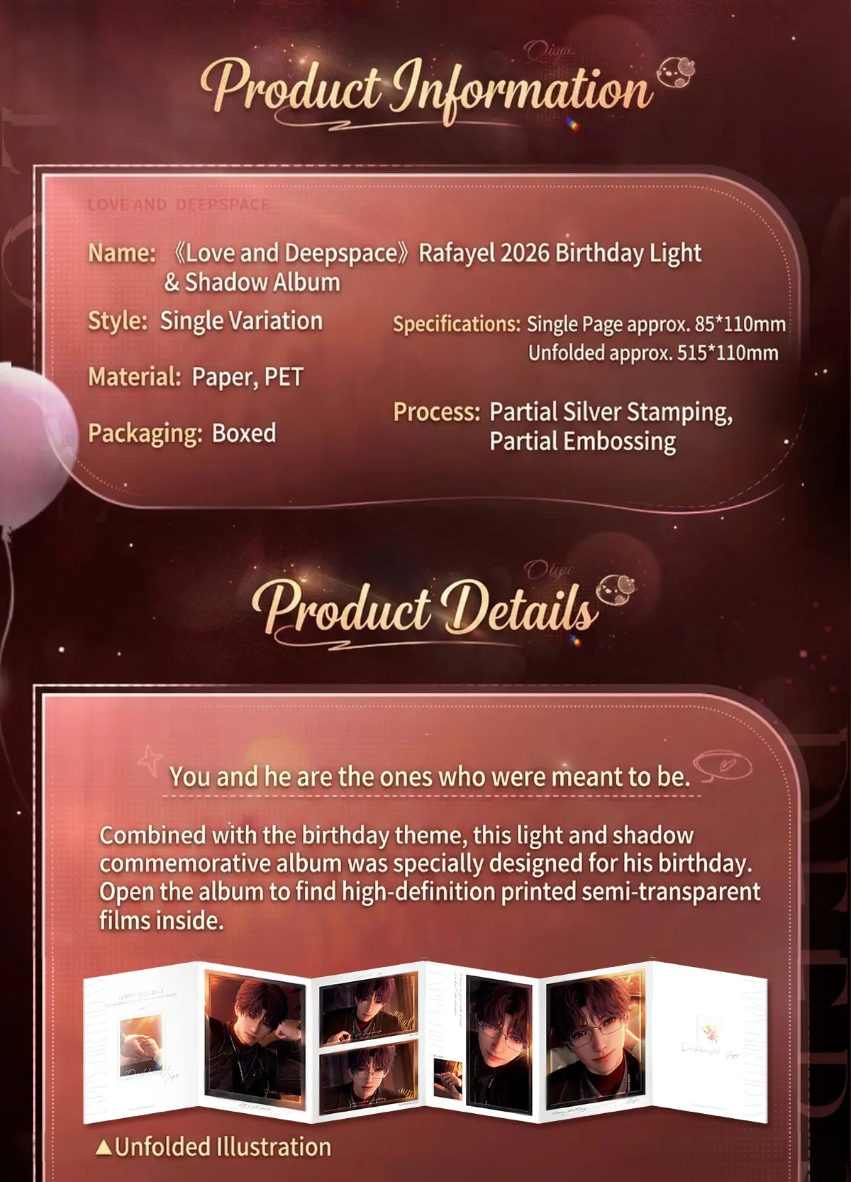 Rafayel Photo Card Set - Duskbright Steps Love And Deepspace Rafayel Photo Card Set Duskbright Steps Content 2