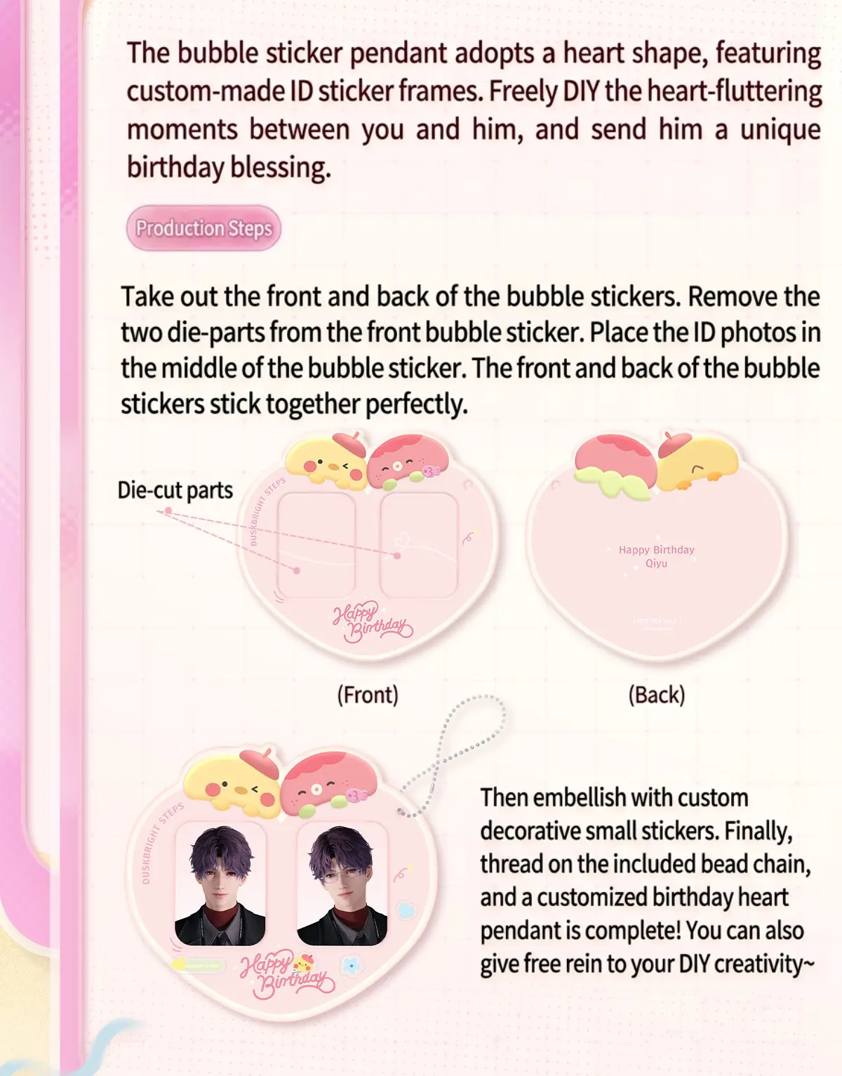 Rafayel Photo Id Stickers - Rafayel Birthday 2026 Love And Deepspace Rafayel Photo Id Stickers Rafayel Birthday 2026 Content 2