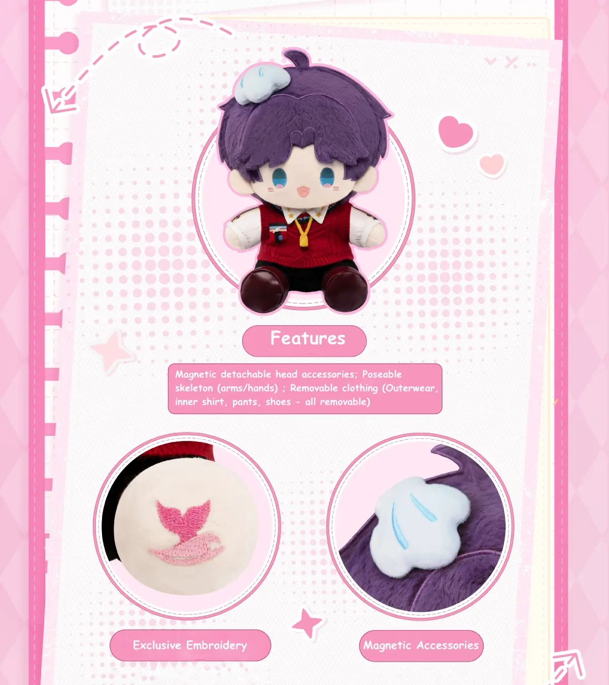 Rafayel Plush - Daily Along Love And Deepspace Rafayel Plush Daily Along Content 2