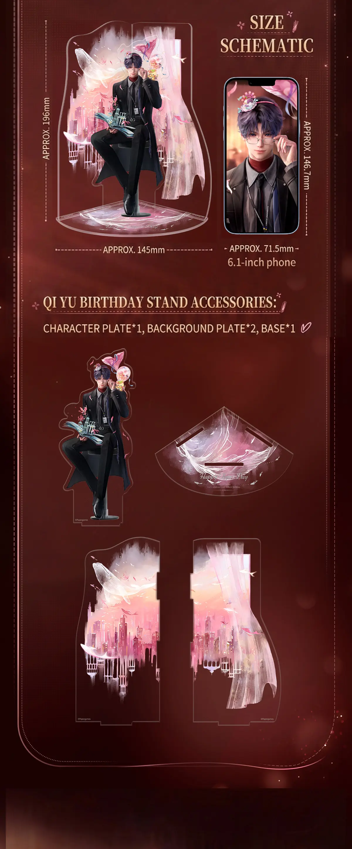 Rafayel Standee - Duskbright Steps Love And Deepspace Rafayel Standee Duskbright Steps Content 3