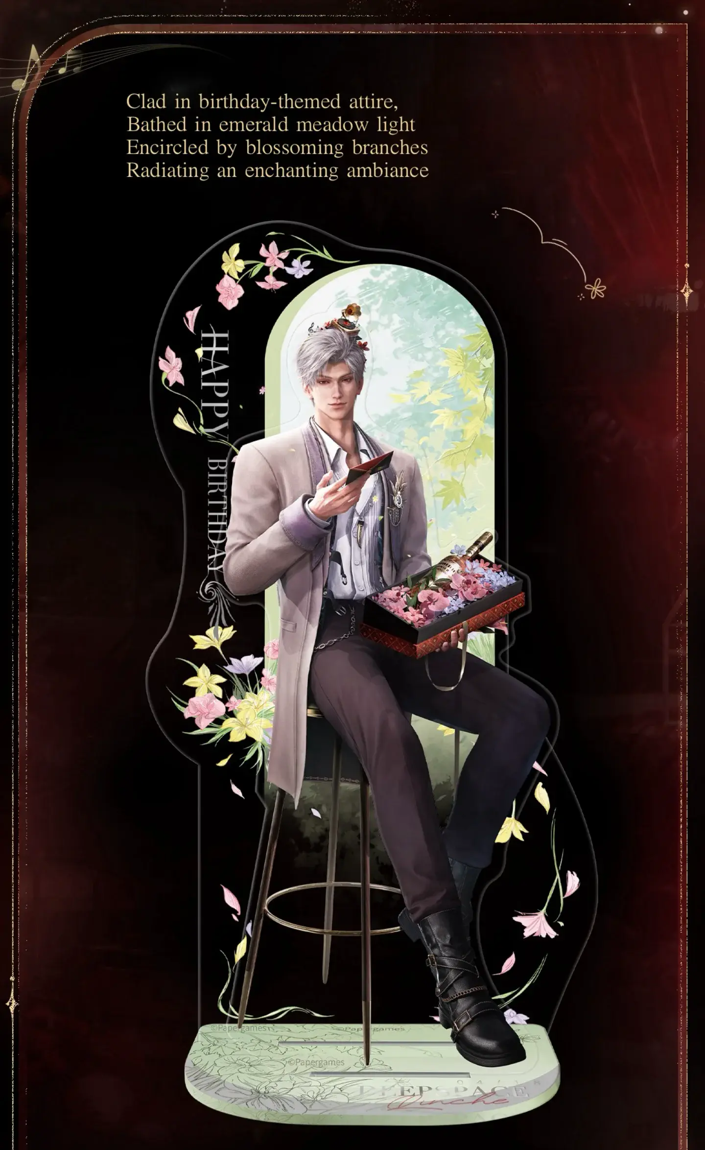 Sylus Standee - Sylus Birthday Love And Deepspace Sylus Acrylic Standee Sylus Birthday Content 1