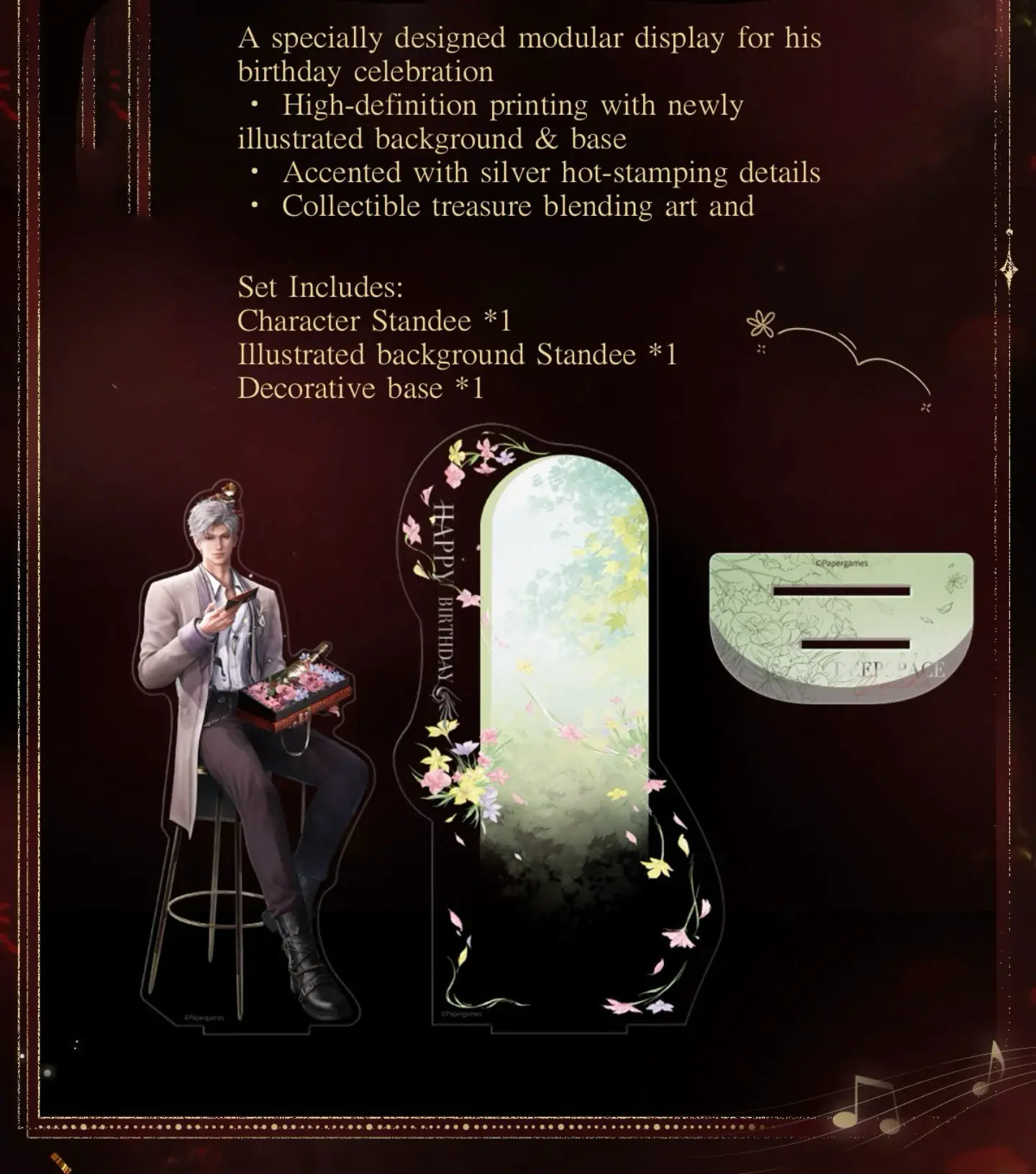 Sylus Standee - Sylus Birthday Love And Deepspace Sylus Acrylic Standee Sylus Birthday Content 2