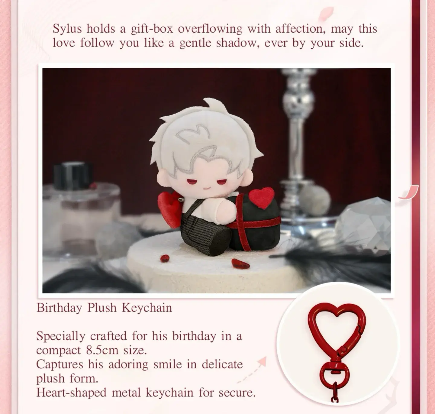 Sylus Bag Charm - Sylus Birthday Love And Deepspace Sylus Bag Charm Sylus Birthday Content 1