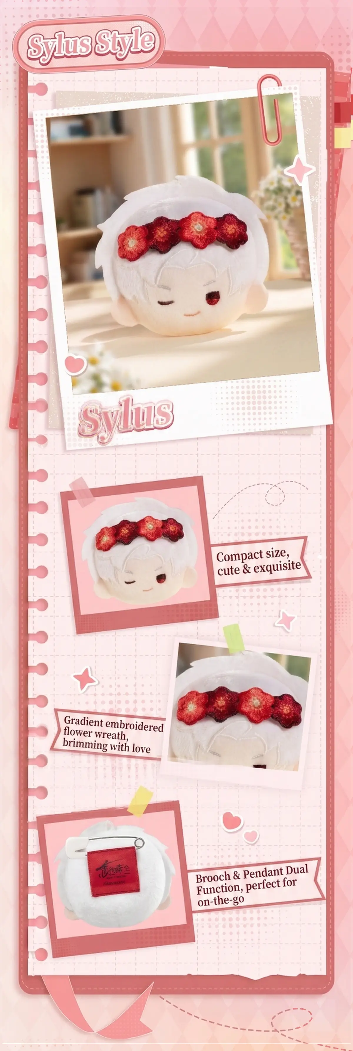 Sylus Brooch - Daily Along Love And Deepspace Sylus Brooch Daily Along Content 1