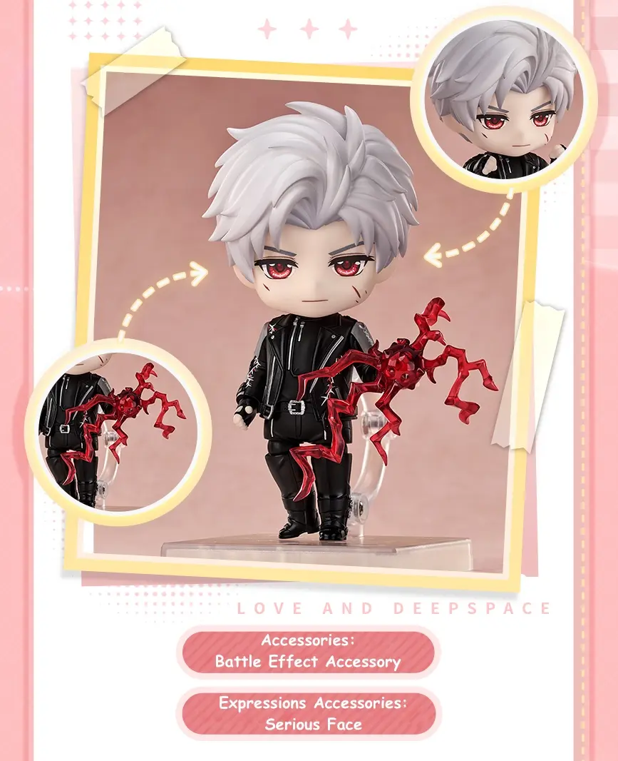 Sylus Clay Figure - Q Version Love And Deepspace Sylus Clay Figure Q Version Content 2