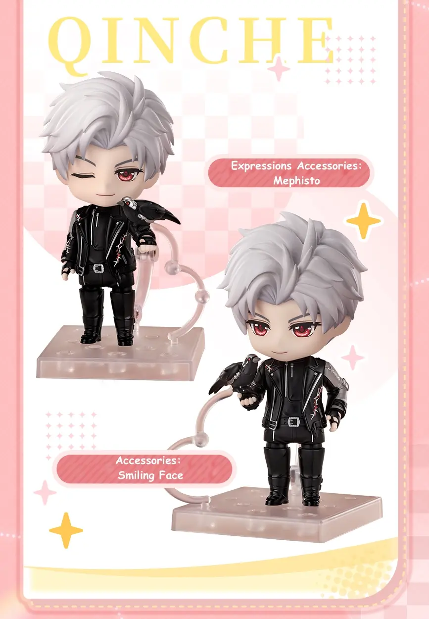 Sylus Clay Figure - Q Version Love And Deepspace Sylus Clay Figure Q Version Content 3