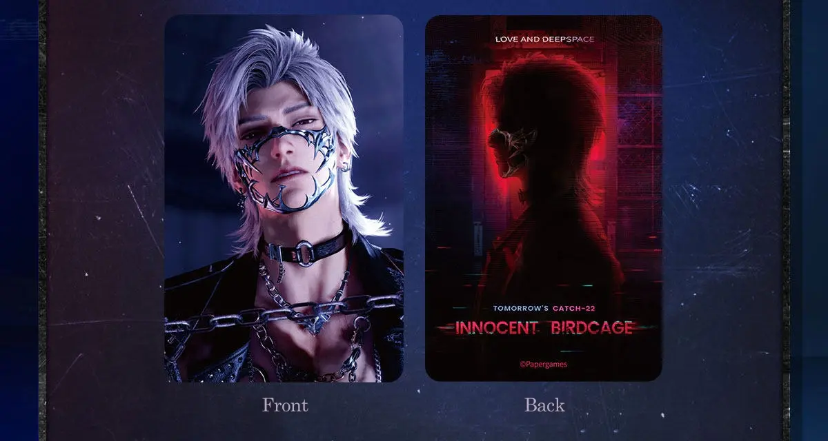 Sylus Mini Card - Innocent Birdcage Love And Deepspace Sylus Mini Card Innocent Birdcage Content 2