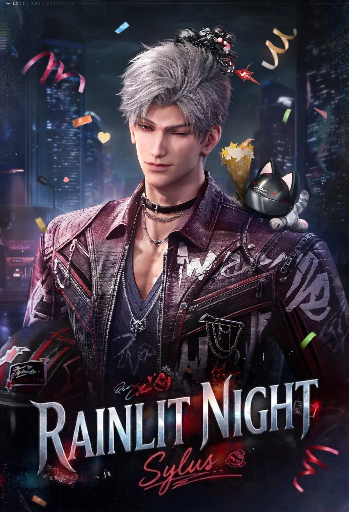 Sylus Mini Card - Rainlit Night Love And Deepspace Sylus Mini Card Rainlit Night Content 1