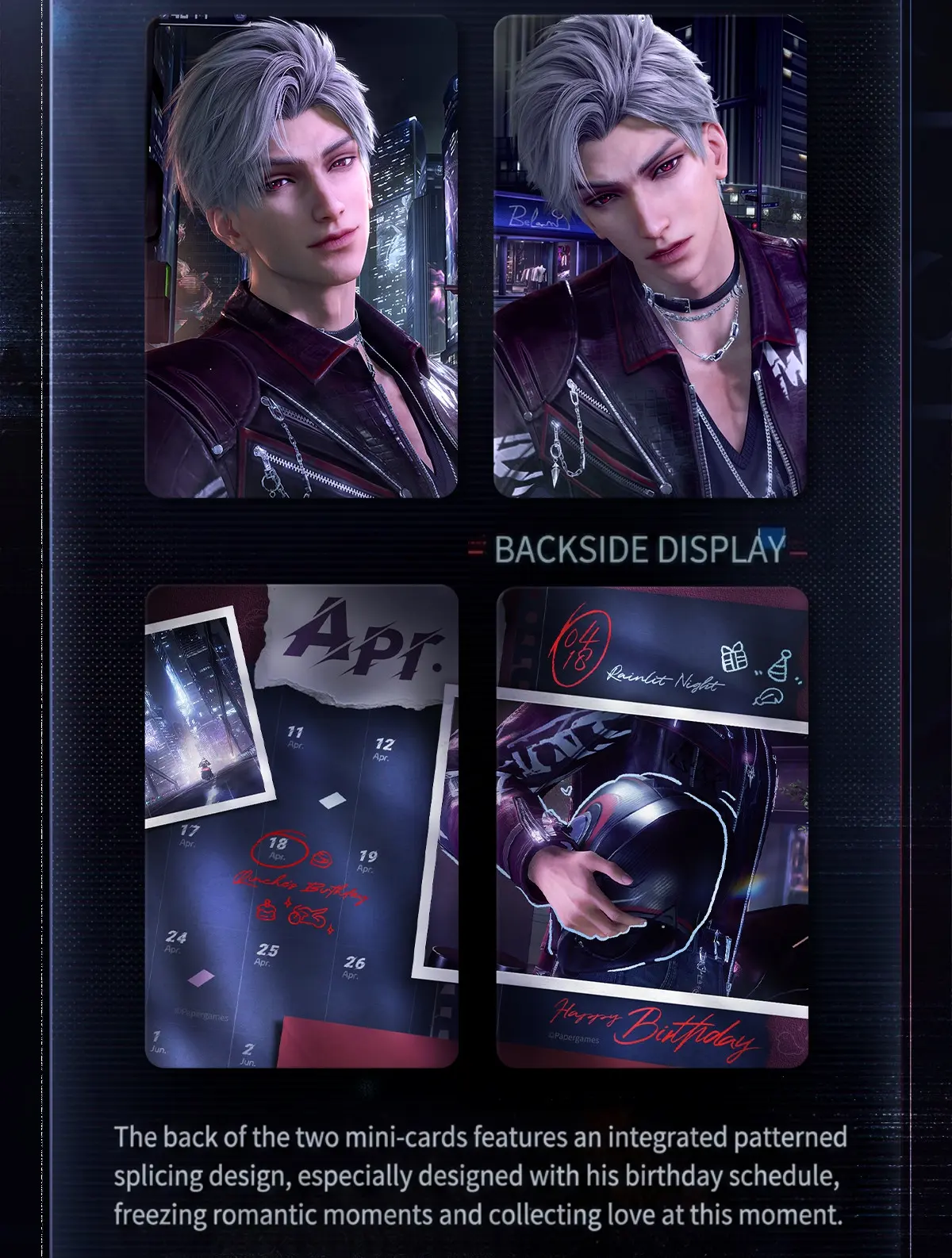 Sylus Mini Card - Rainlit Night Love And Deepspace Sylus Mini Card Rainlit Night Content 2