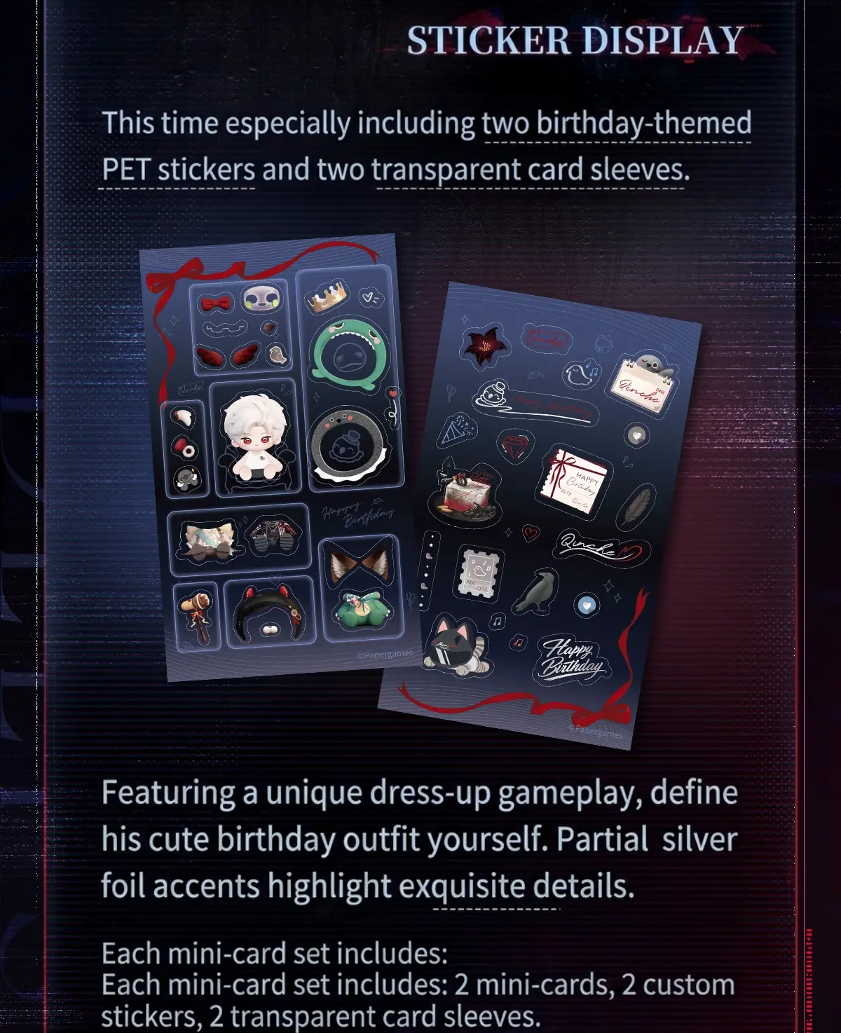 Sylus Mini Card - Rainlit Night Love And Deepspace Sylus Mini Card Rainlit Night Content 3