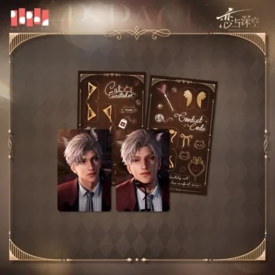 Sylus Merch love and deepspace sylus mini card 遵命饲养官 1