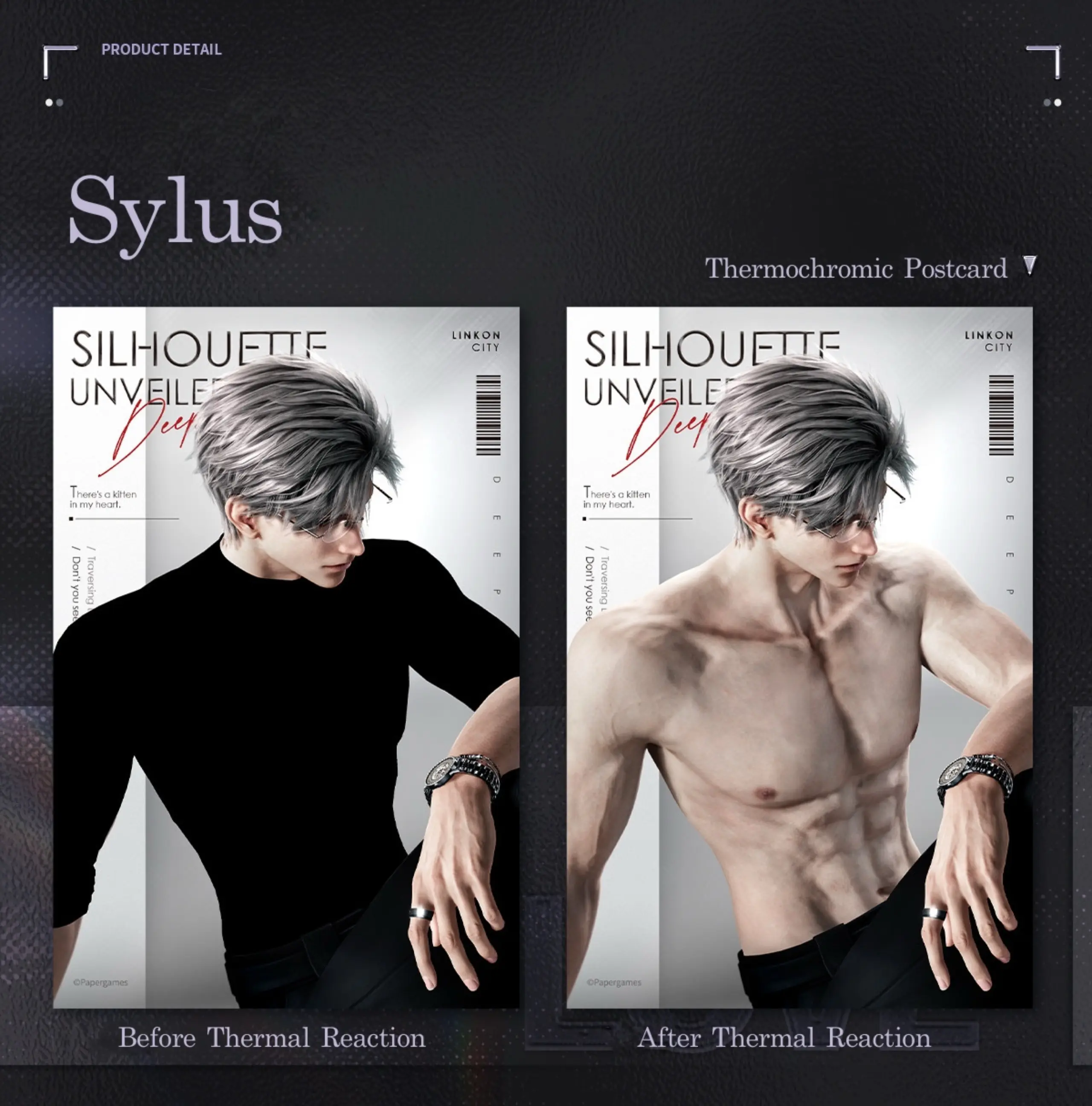 Sylus Peel Off Photo Card - Blazing Portrait Love And Deepspace Sylus Peel Off Photo Card Blazing Portrait Content 1