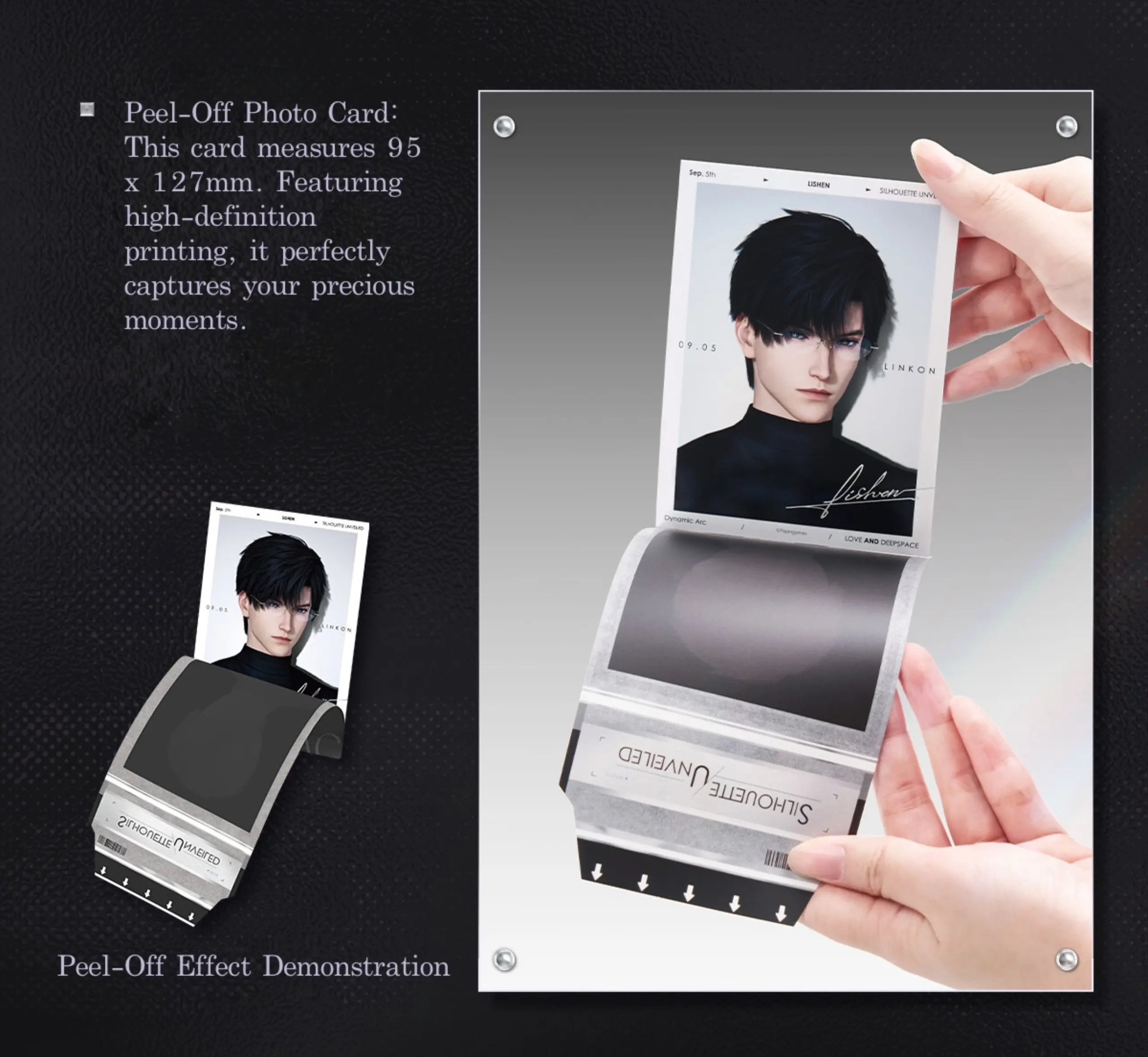 Sylus Peel Off Photo Card - Blazing Portrait Love And Deepspace Sylus Peel Off Photo Card Blazing Portrait Content 3