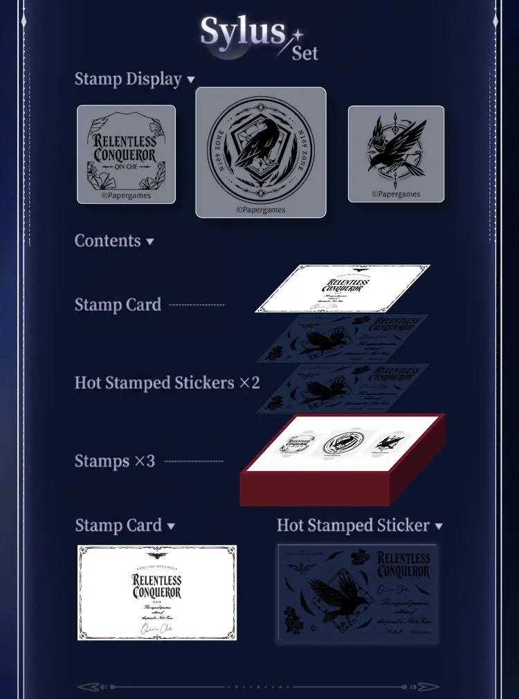 Sylus Stamp Set - Echoes Of The Past Love And Deepspace Sylus Stamp Set Echoes Of The Past Content 3