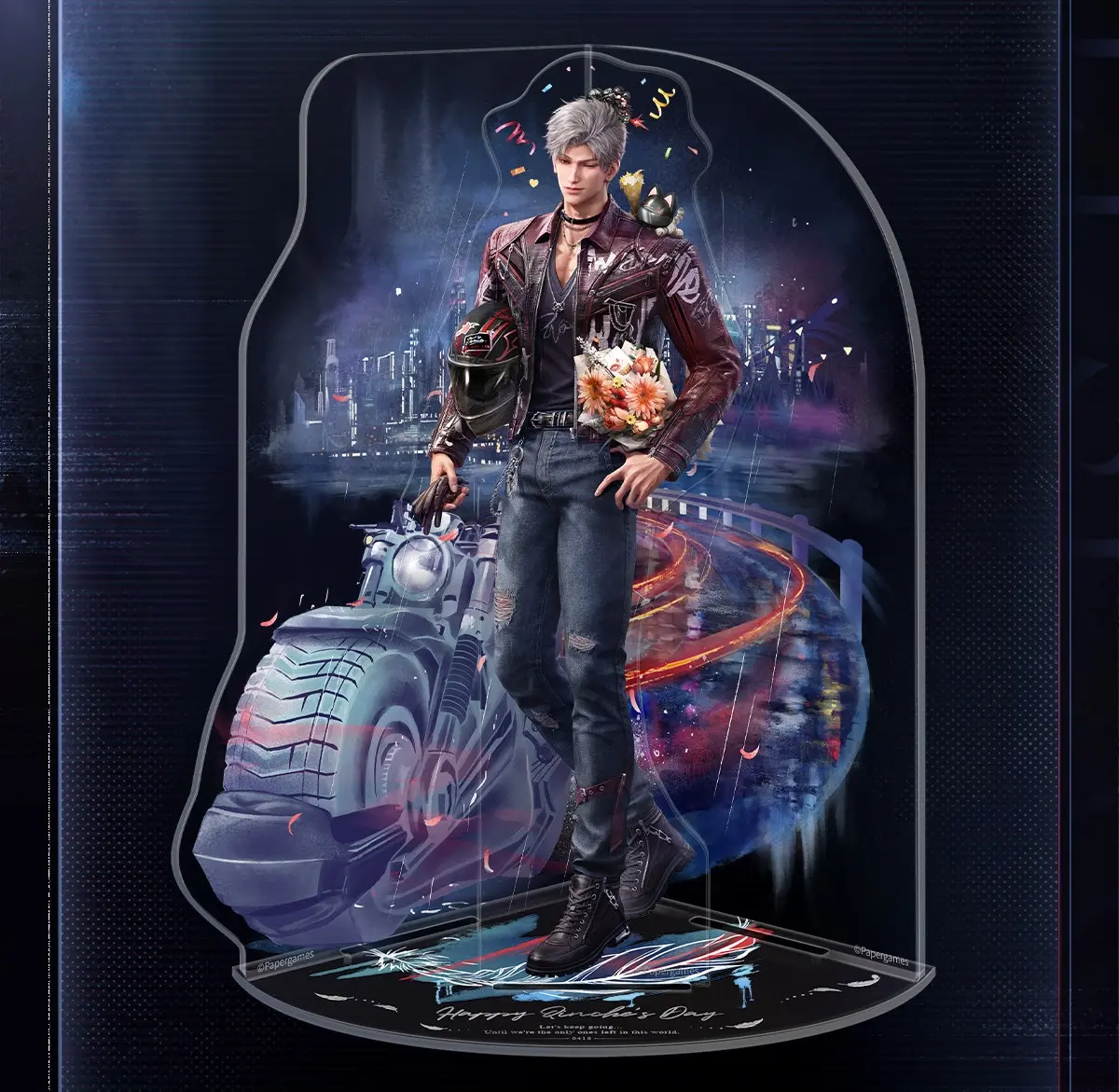 Sylus Standee - Rainlit Night Love And Deepspace Sylus Standee Rainlit Night Content 2