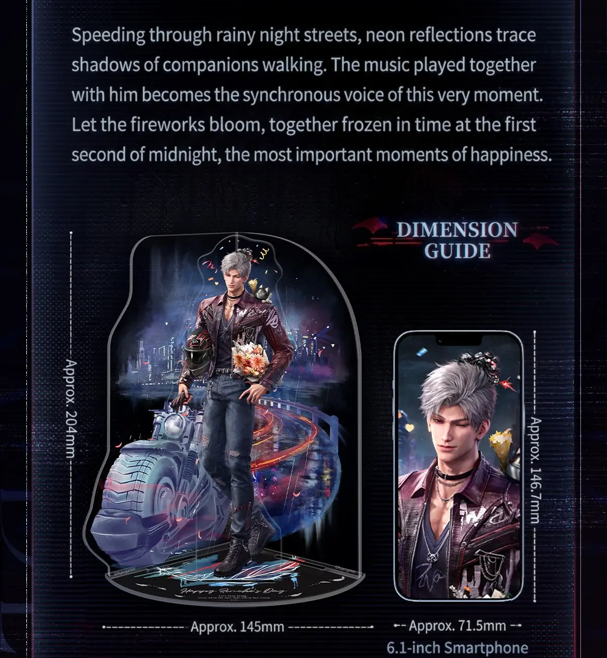 Sylus Standee - Rainlit Night Love And Deepspace Sylus Standee Rainlit Night Content 3