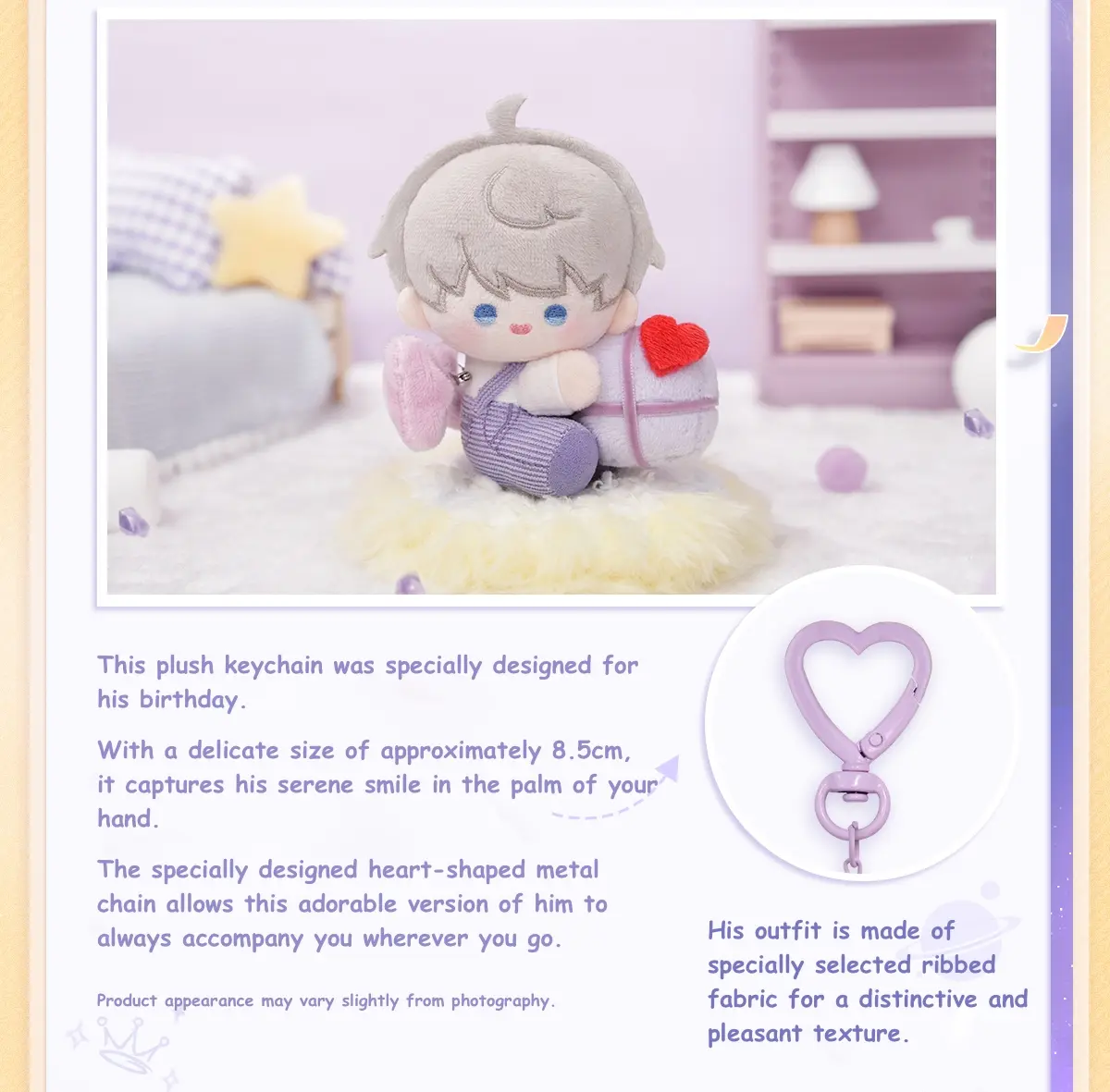 Xavier Bag Charm - Xavier Birthday 2025 love and deepspace xavier bag charm xavier birthday 2025 content 1