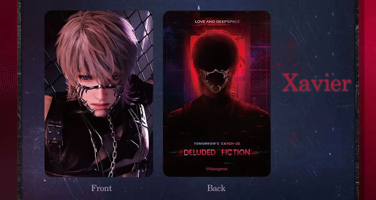 Xavier Mini Card - Deluded Fiction Love And Deepspace Xavier Mini Card Deluded Fiction Content 1