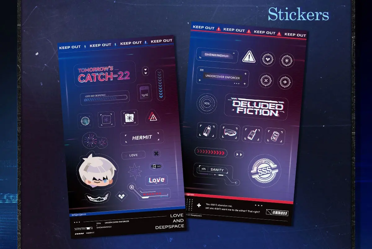 Xavier Mini Card - Deluded Fiction Love And Deepspace Xavier Mini Card Deluded Fiction Content 4